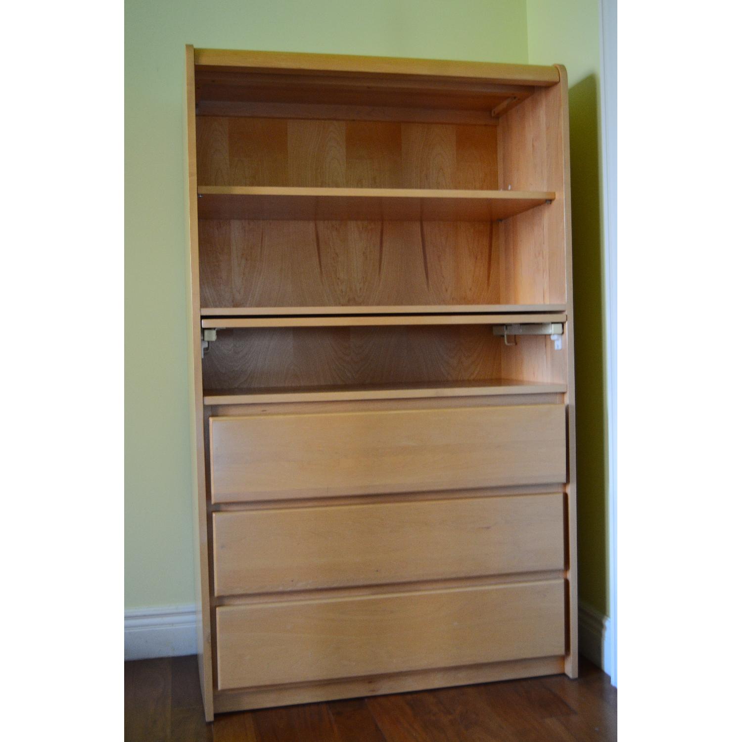 Bellini Furniture Dresser w/ Changing Table Converts To Bookcase w/ Desk - image-4