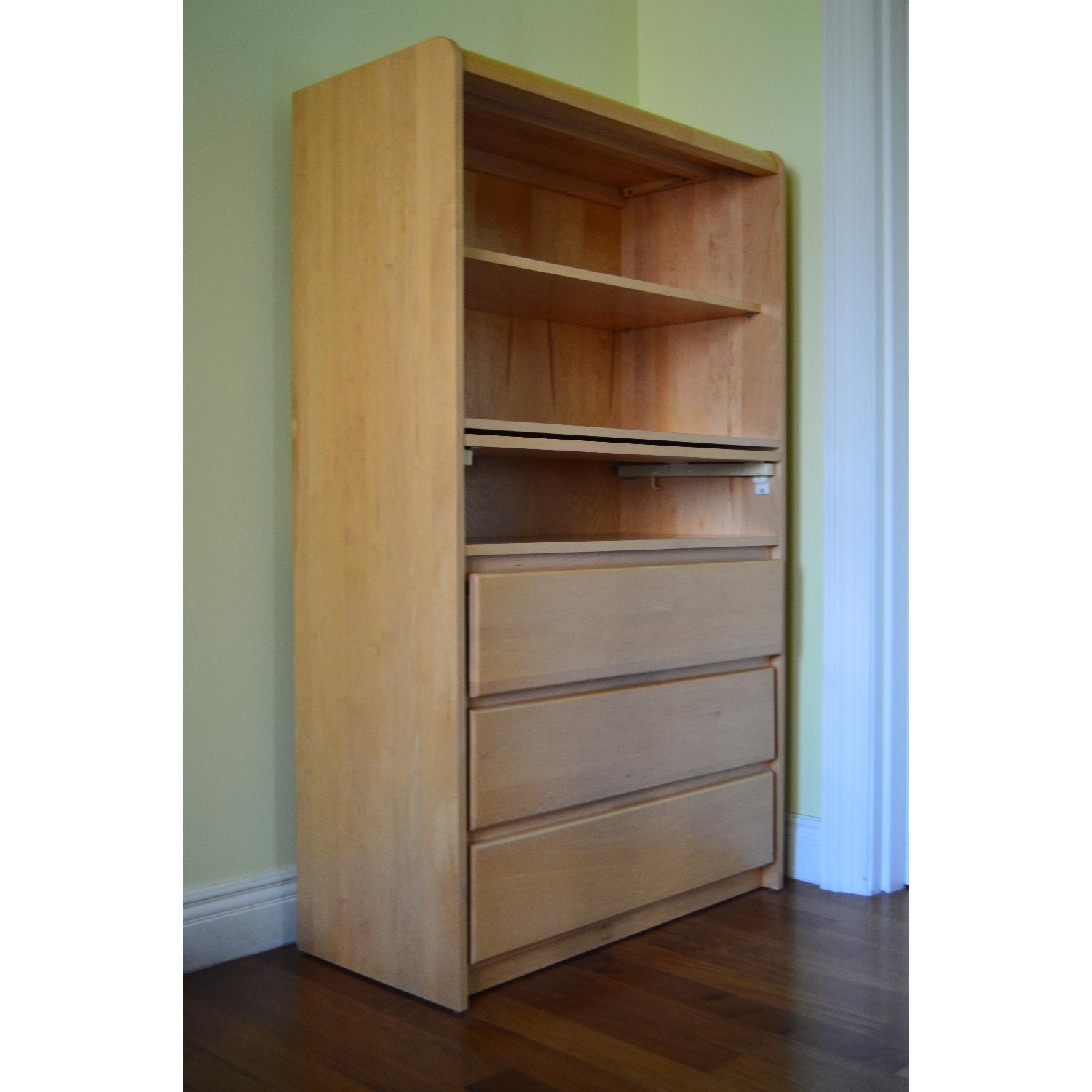 Bellini Furniture Dresser w/ Changing Table Converts To Bookcase w/ Desk - image-5