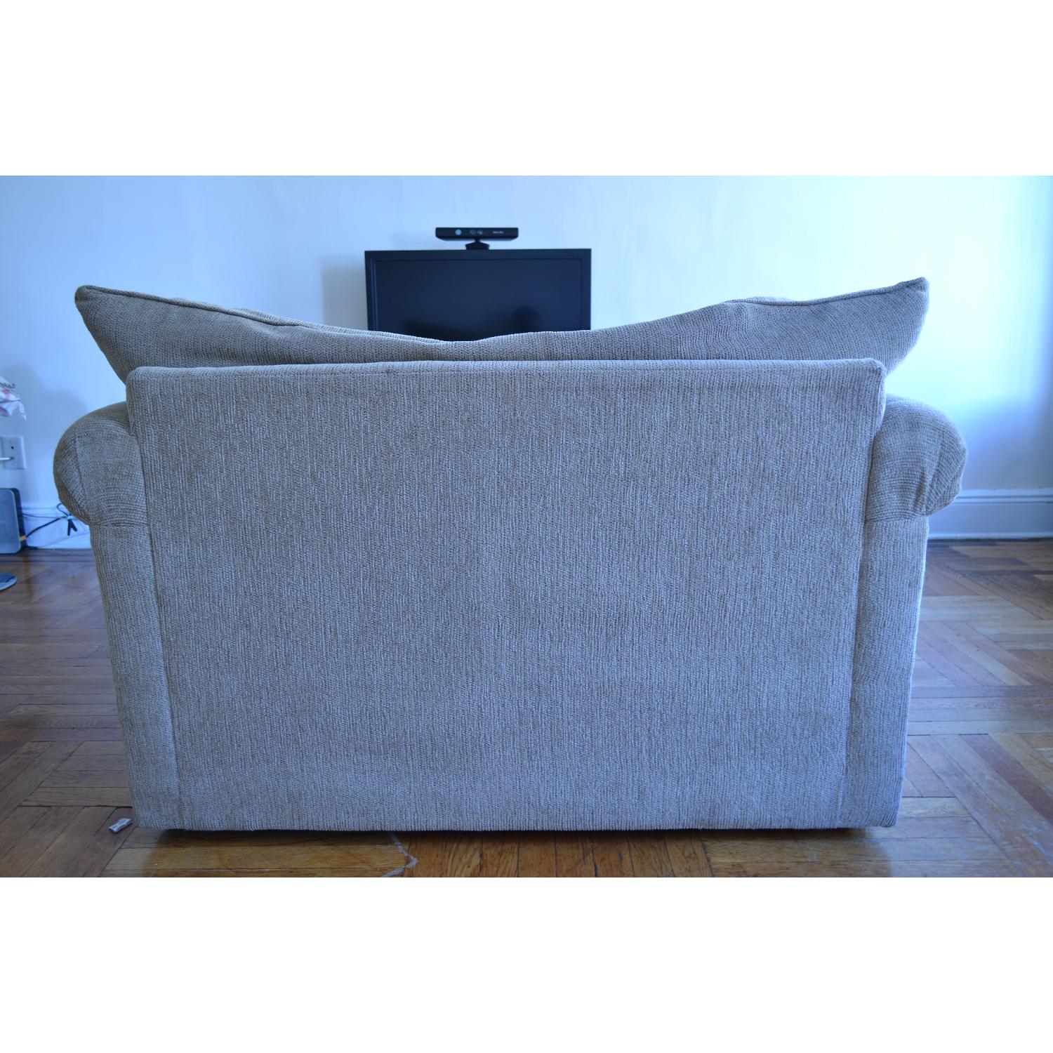 Bob's Sleeper Loveseat & Ottoman - image-4