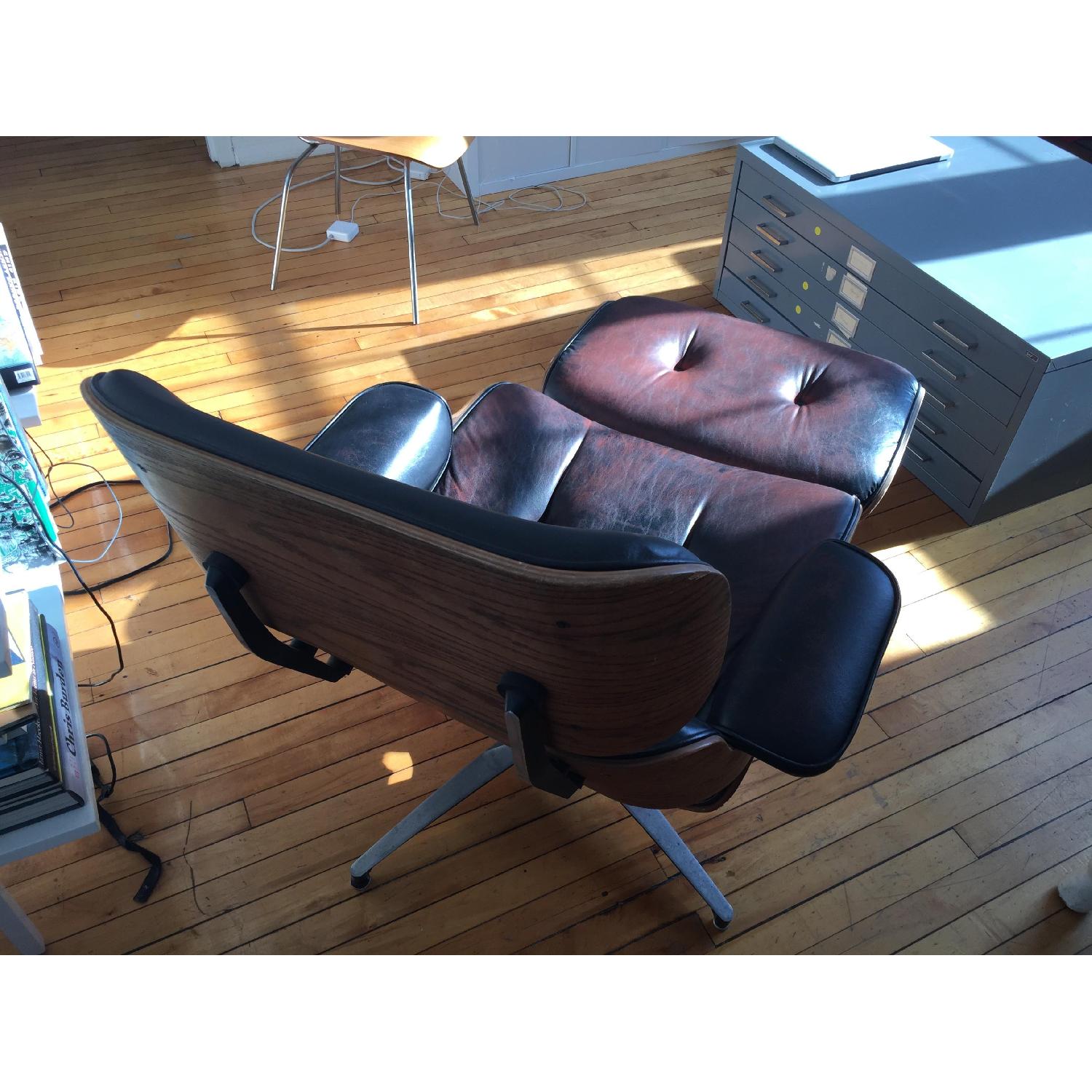 Period Replica Eames Lounge Chair & Ottoman - image-1