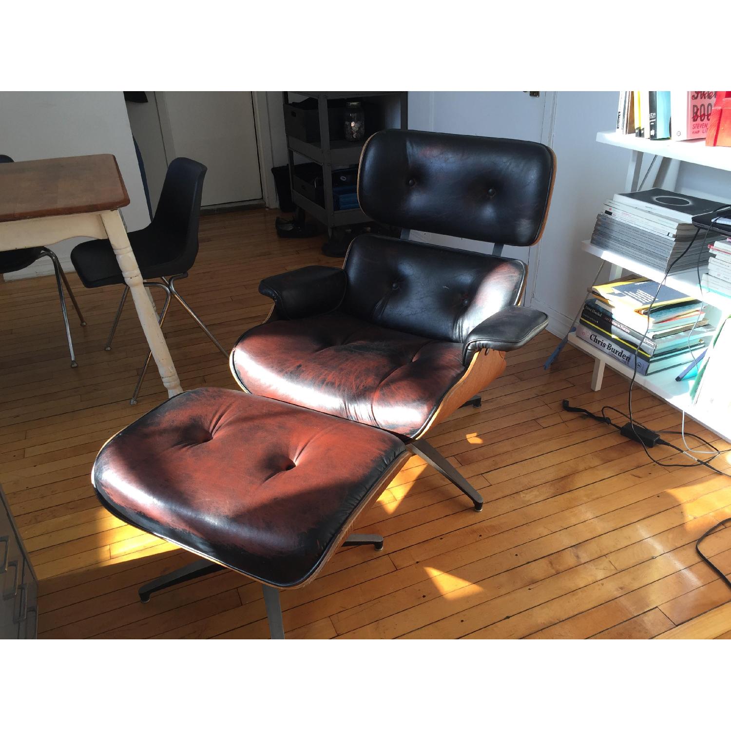 Period Replica Eames Lounge Chair & Ottoman - image-2