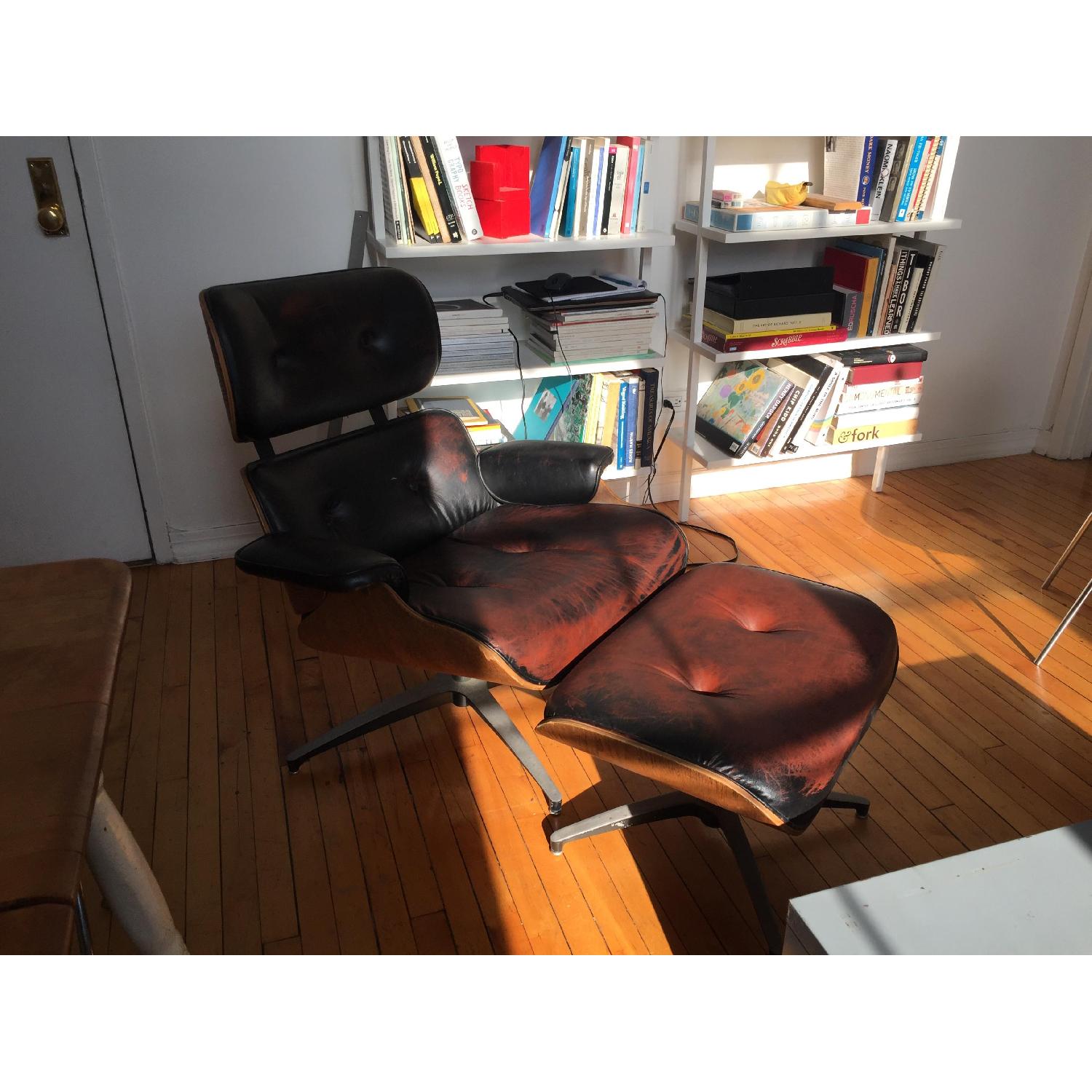 Period Replica Eames Lounge Chair & Ottoman - image-5