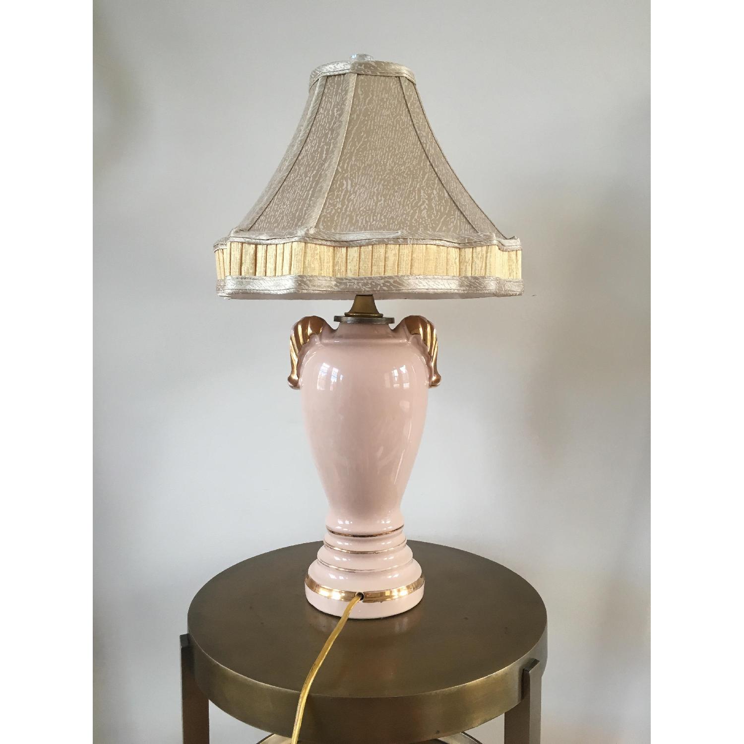 Fragonard French Courting Urn Lamp w/ Shade - image-4