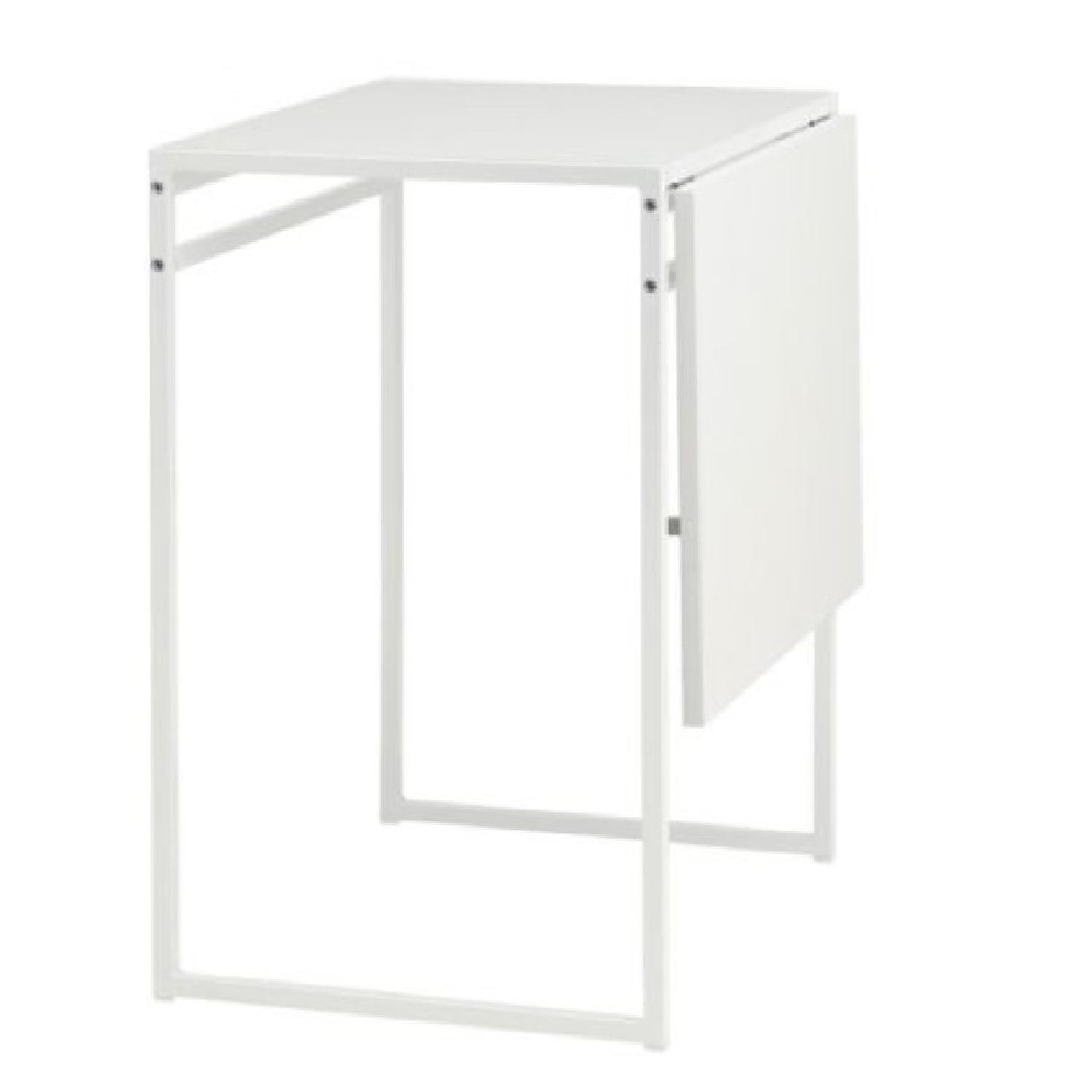 Ikea Muddus Folding Drop Leaf Table AptDeco