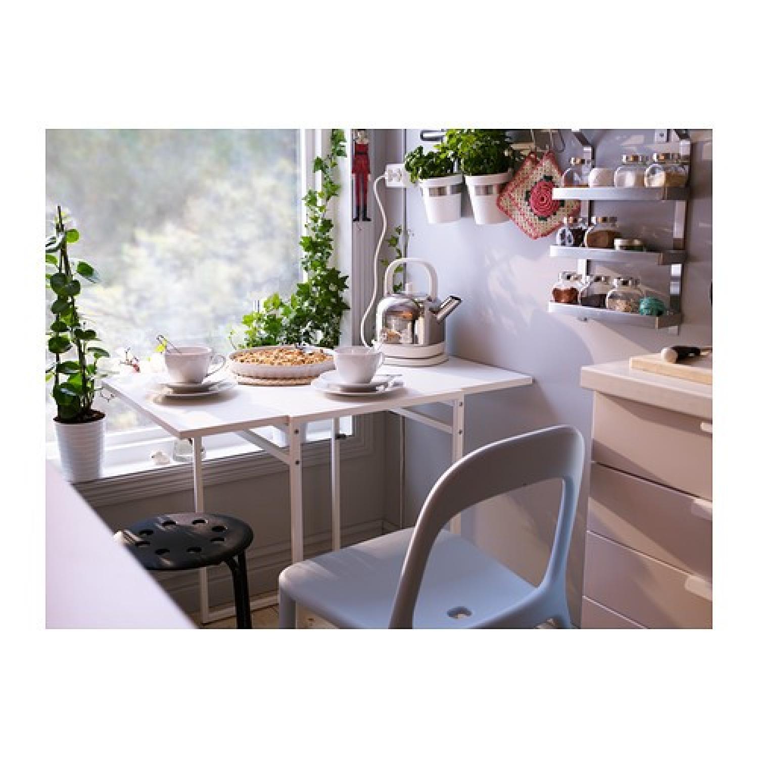 Ikea Muddus Folding Drop Leaf Table - image-2