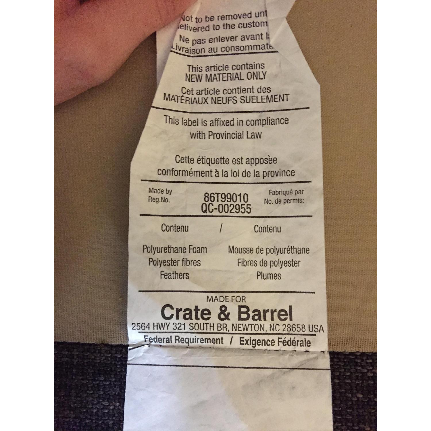 Crate & Barrel David 3-Seat Sectional/Lounger in Graphite - image-4