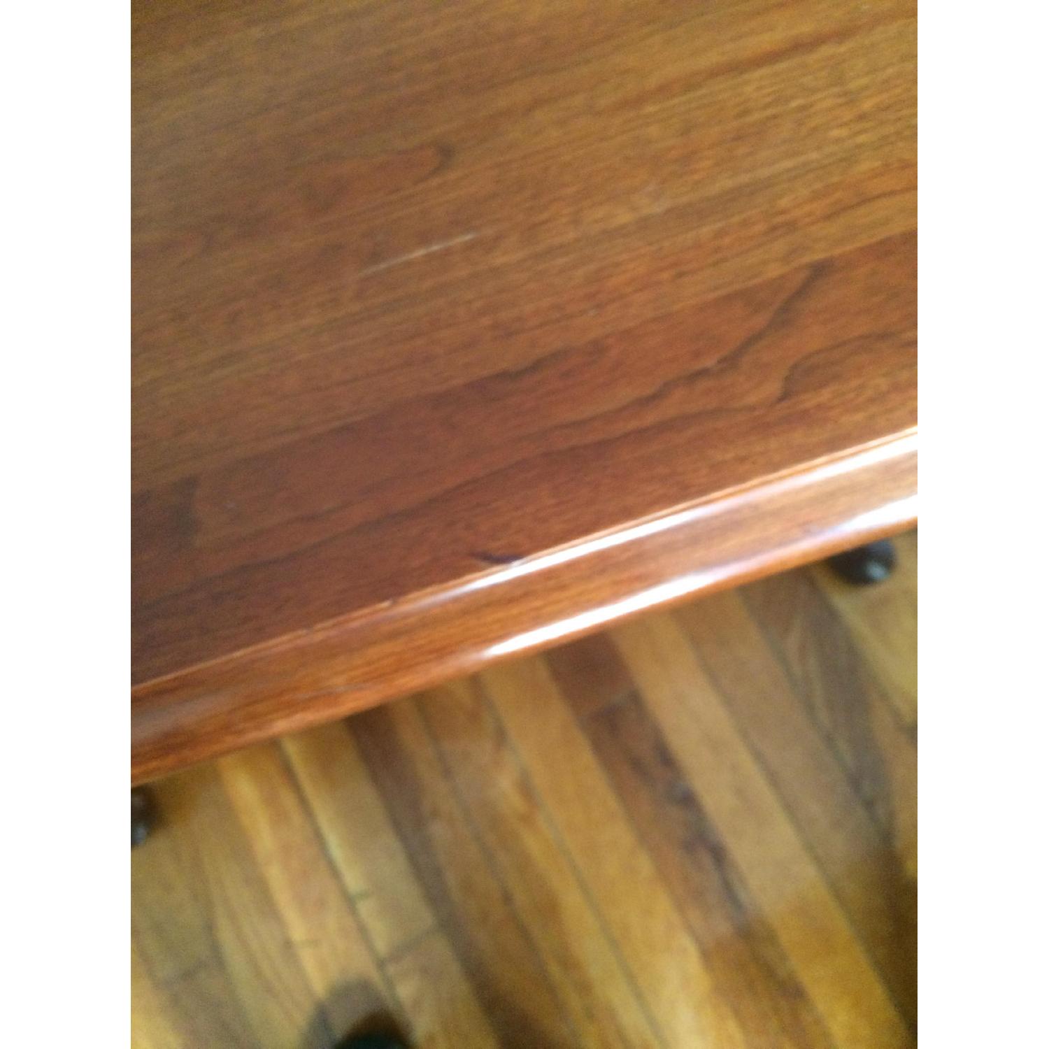 Broyhill Hardwood Cherry Oval Coffee Table - image-5