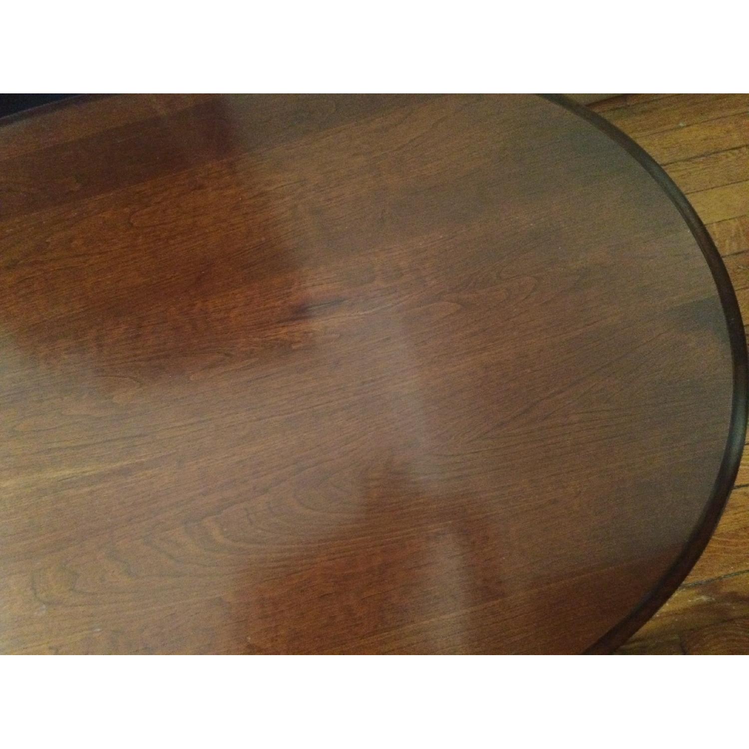 Broyhill Hardwood Cherry Oval Coffee Table - image-6