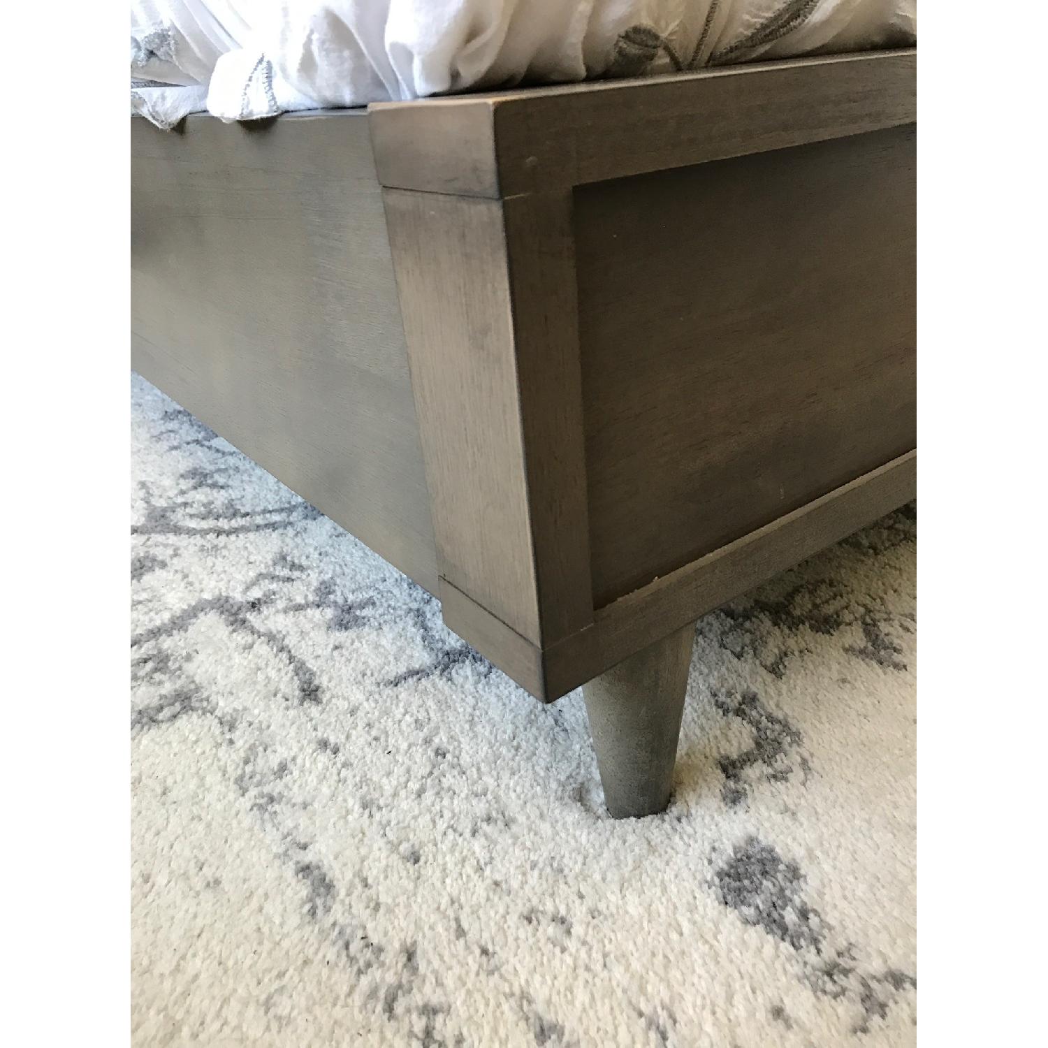 Vilas Grey Wood Queen Platform Bed Frame - image-3