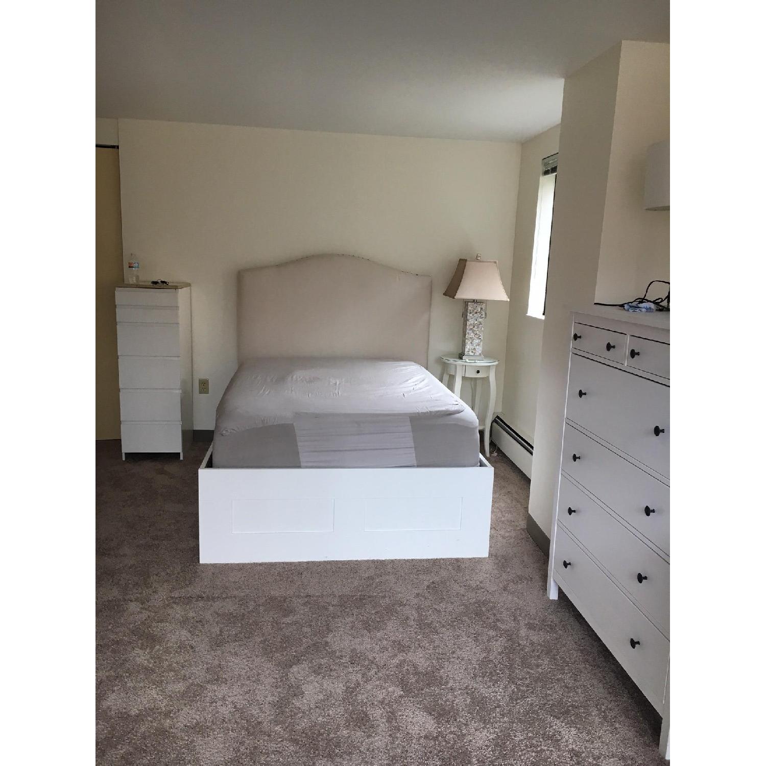 Ikea Full Size Bed Frame w/ Storage - image-2