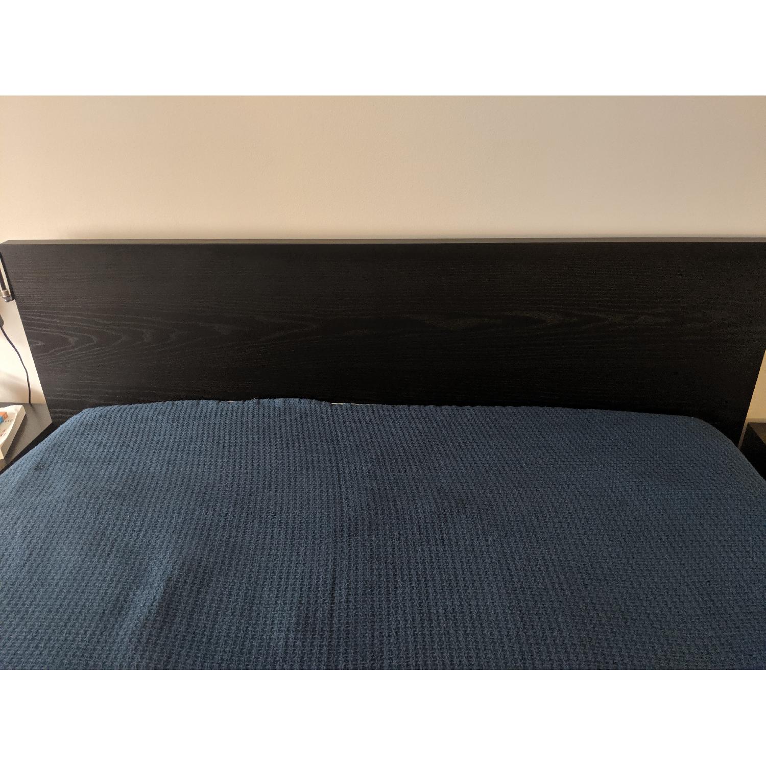 Ikea Malm Full Size Hydraulic Storage Bed AptDeco