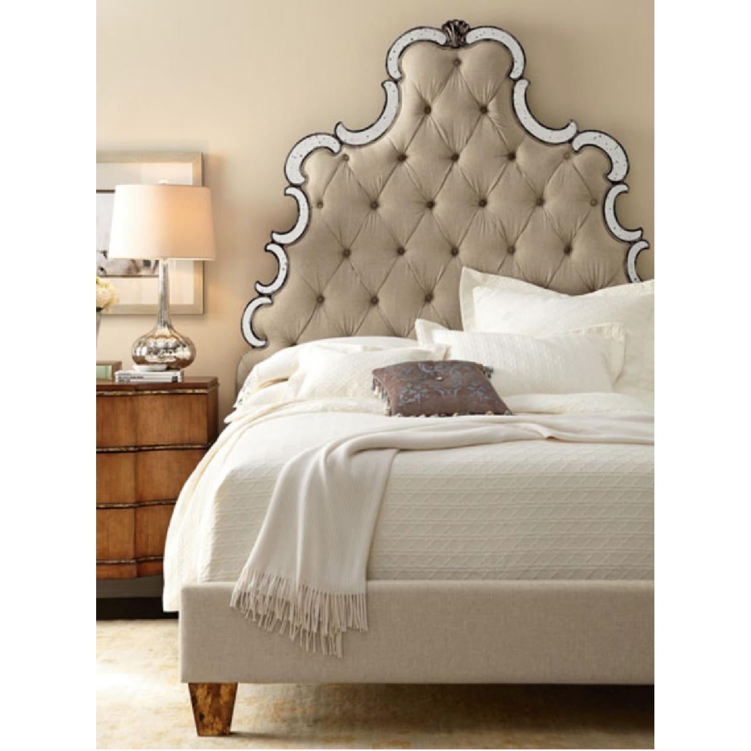 Horchow Bristol Tufted Queen Bed - image-1