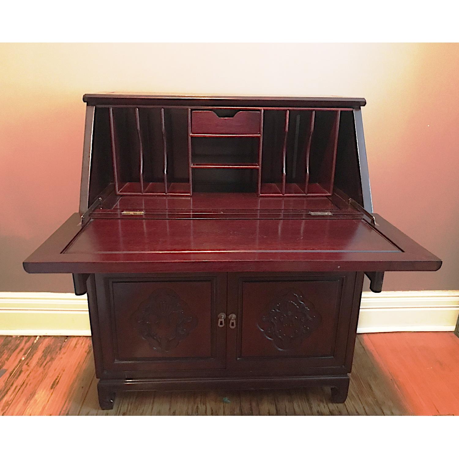 Vintage Secretary Desk >> Vintage Rosewood Secretary Desk Vintage Secretary Desk >> Vintage Rosewood Secretary Desk