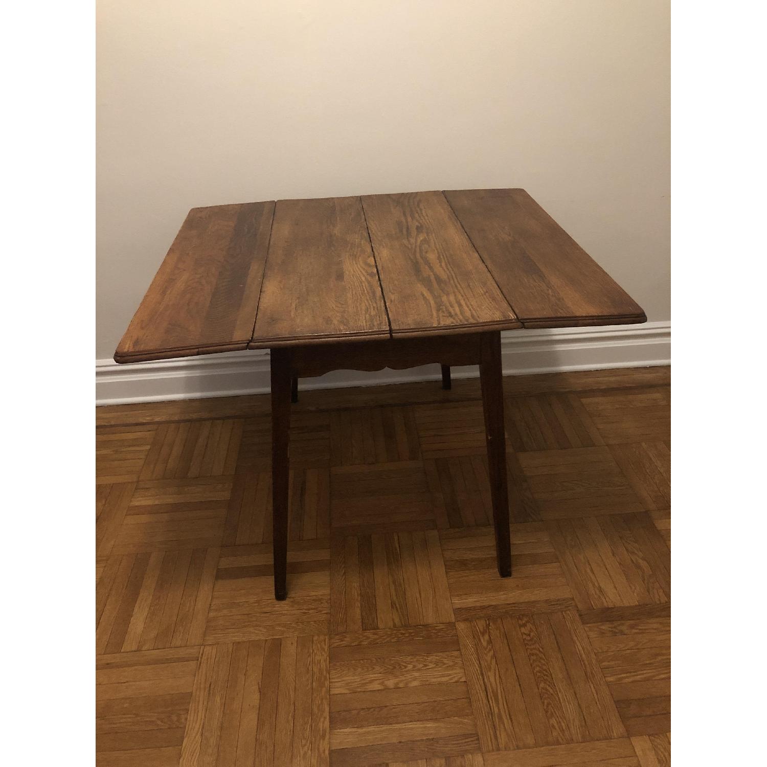 Vintage Table w/ Two Drop Leaves - image-1