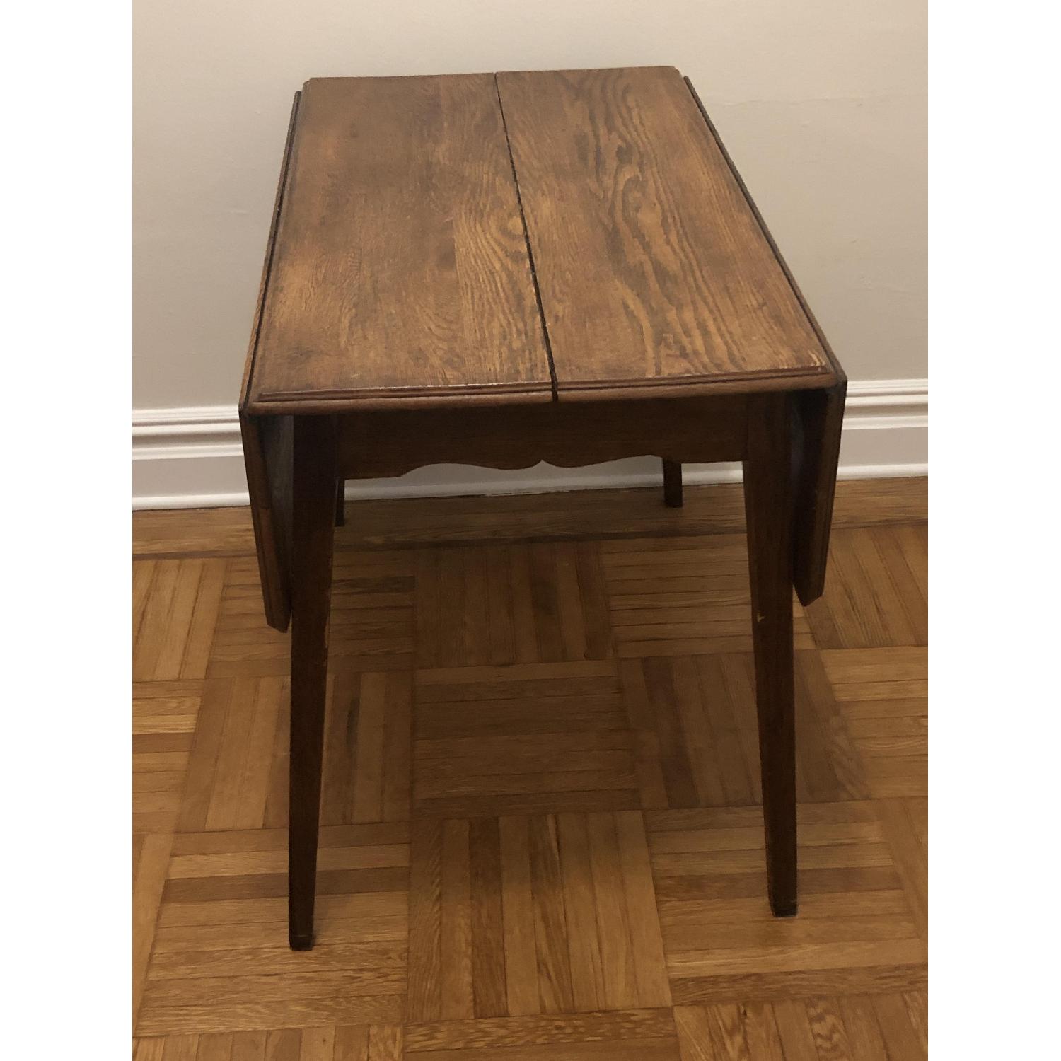 Vintage Table w/ Two Drop Leaves - image-2