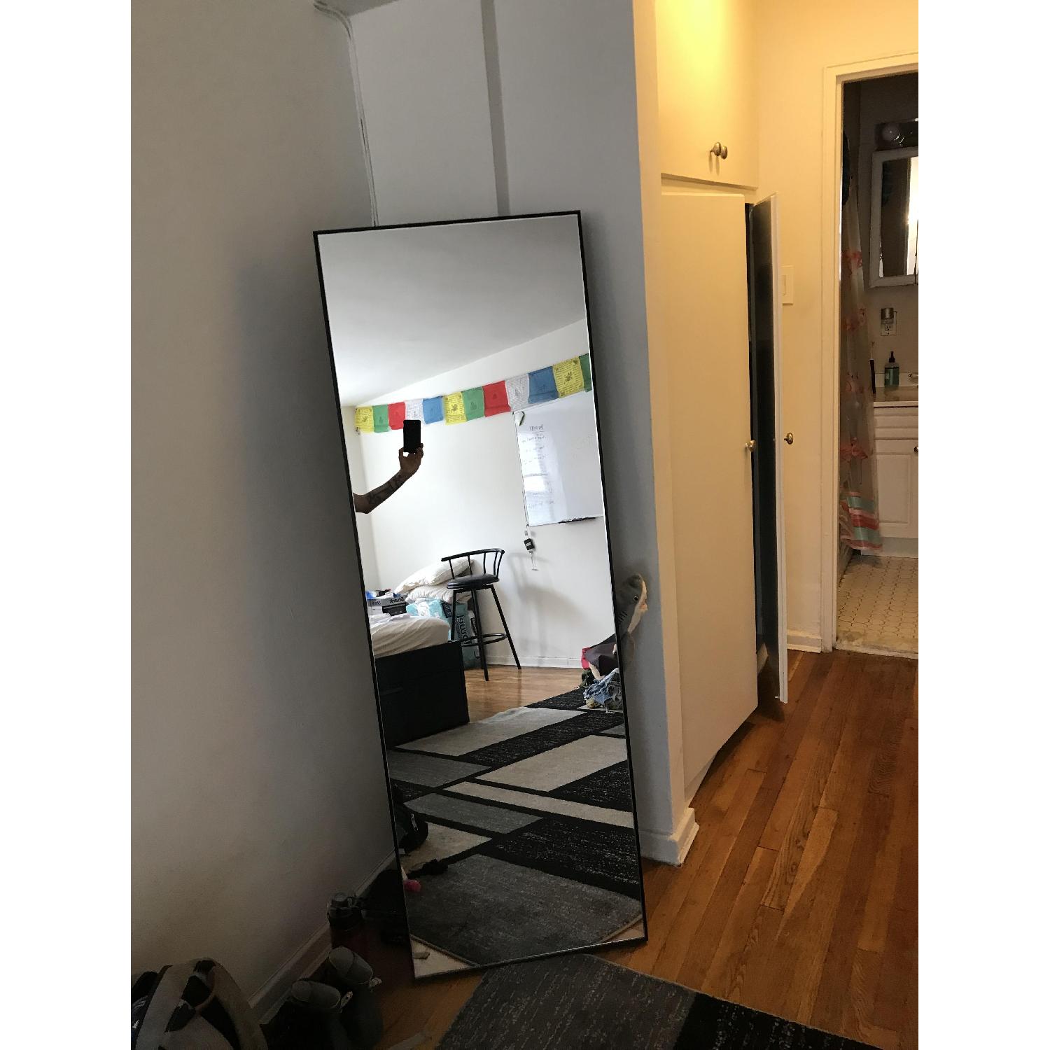 Hans & Alice Rectangle Full Length Floor Leaner Mirror - image-1