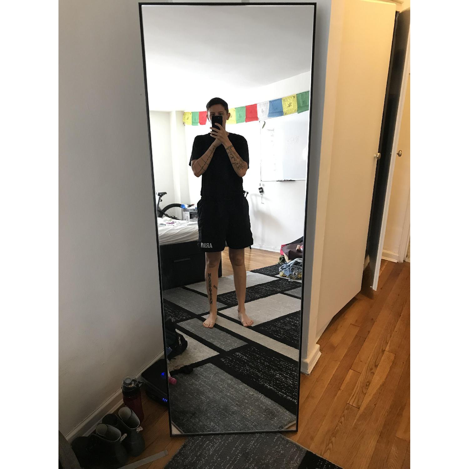 Hans & Alice Rectangle Full Length Floor Leaner Mirror - image-3