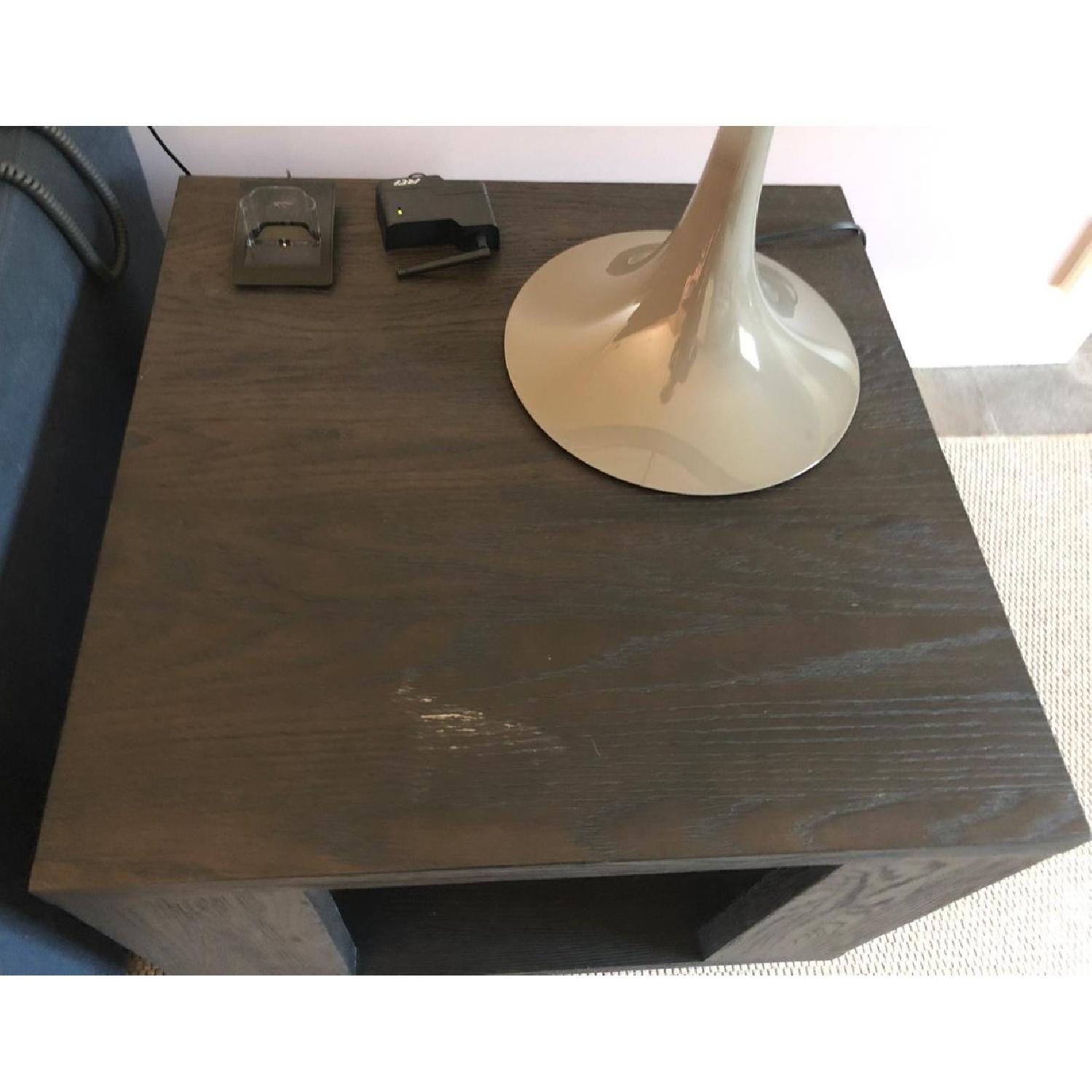 Wood Side Table w/ Center Storage - image-3