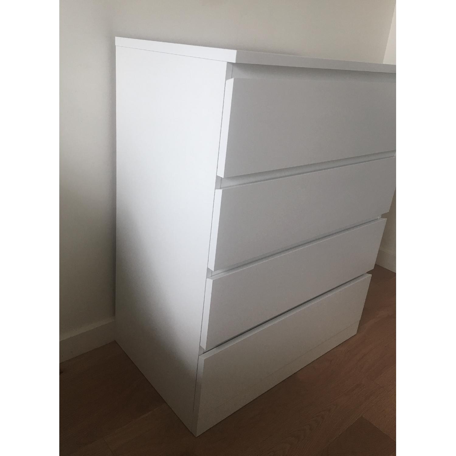 Ikea Malm White 4-Drawer Chest - image-3