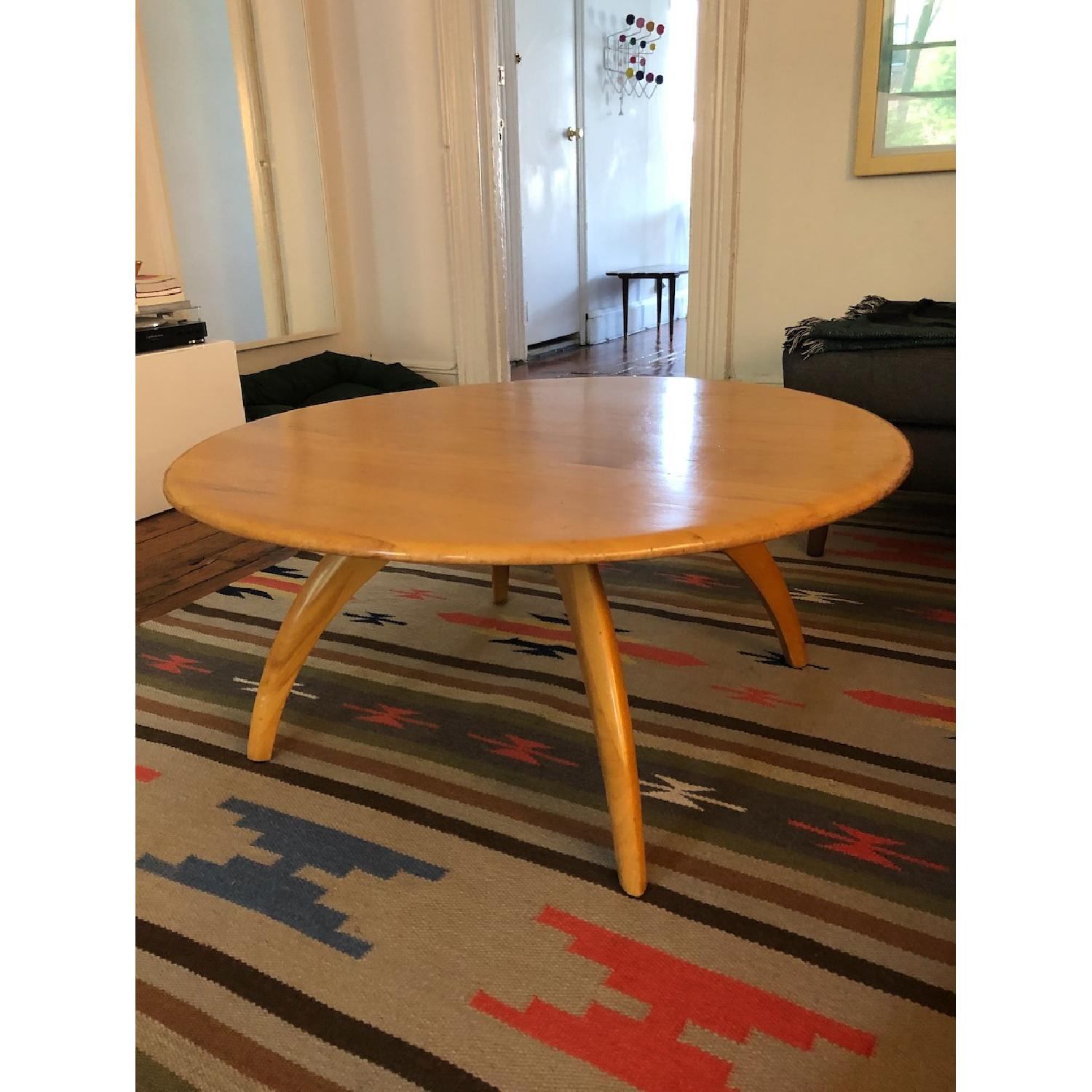 Vintage Lazy Susan Coffee Table AptDeco