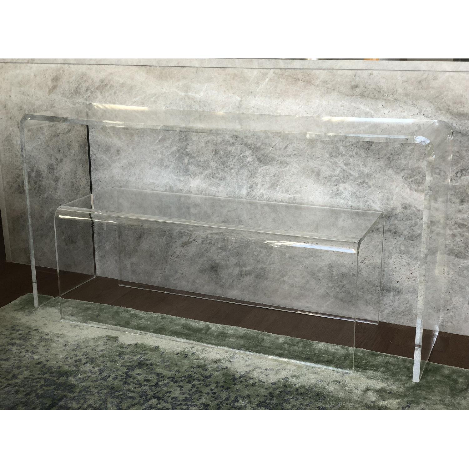 CB2 Peekaboo Acrylic Bench - image-3