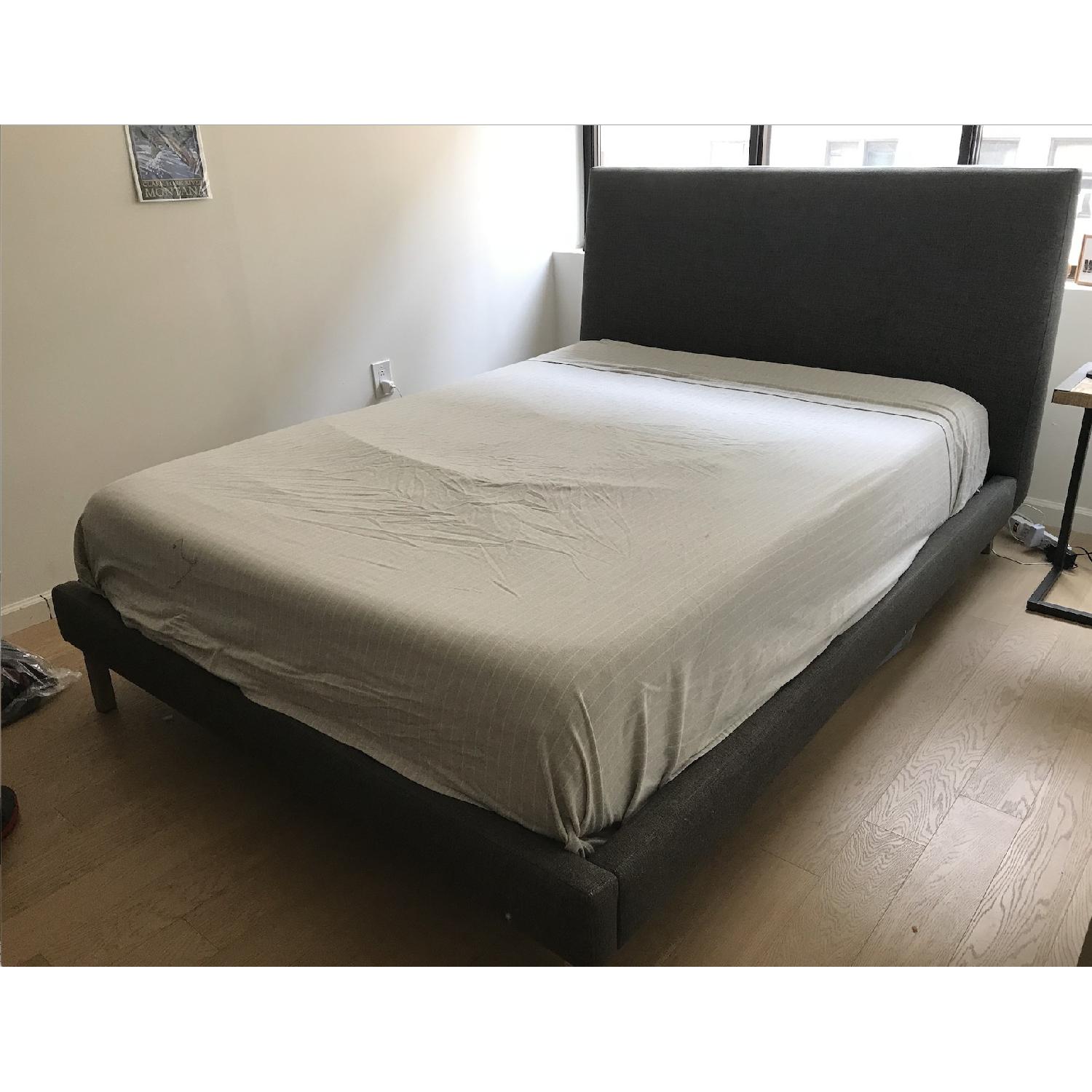 Room & Board Queen Bed Frame w/ Headboard - image-3