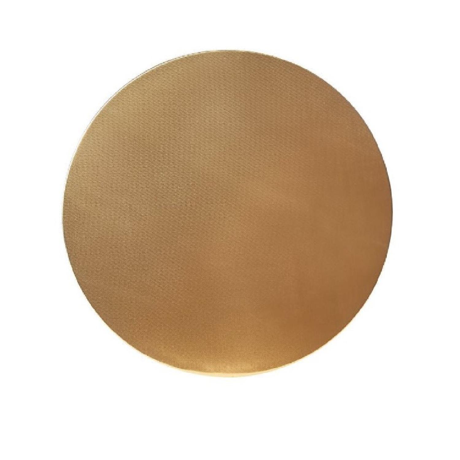 CB2 Watermark Brass Bistro Table - image-2