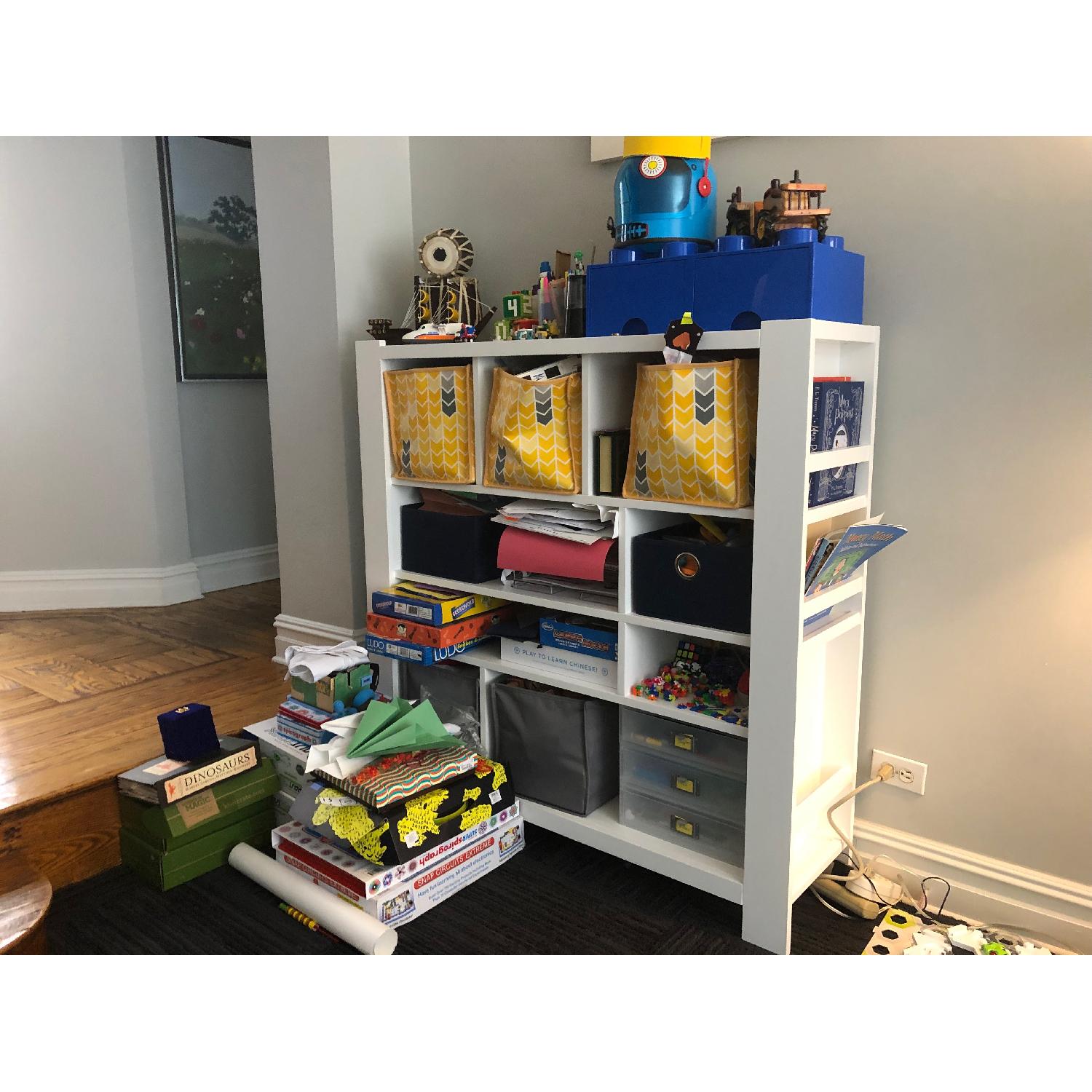 The Land of Nod White Toy Storage & Organizer - image-1