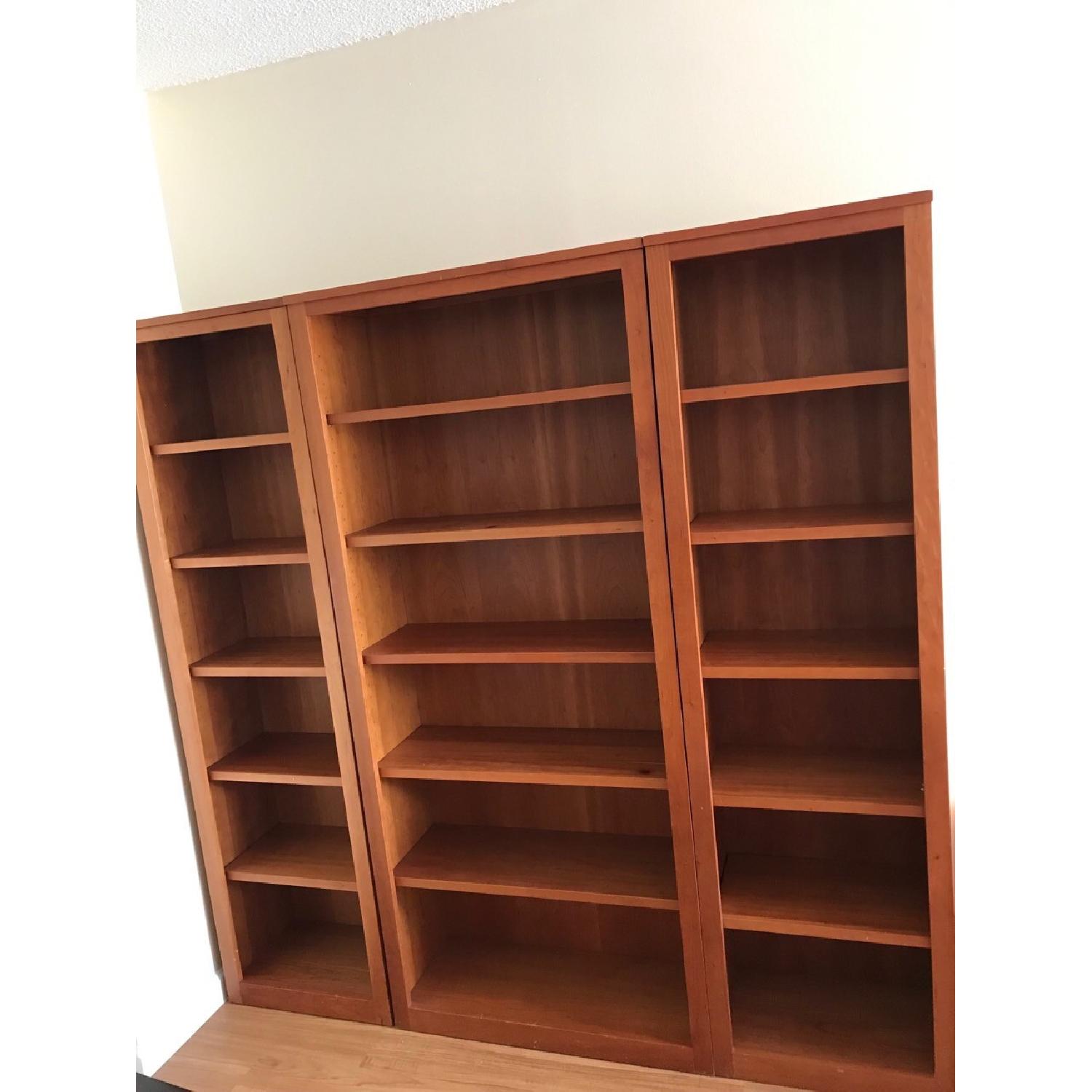 Room & Board Cherry Wood Bookcases - image-1