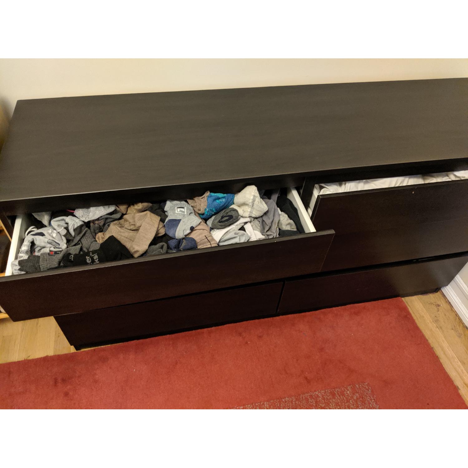 Ikea Kullen Black 6Drawer Dresser AptDeco