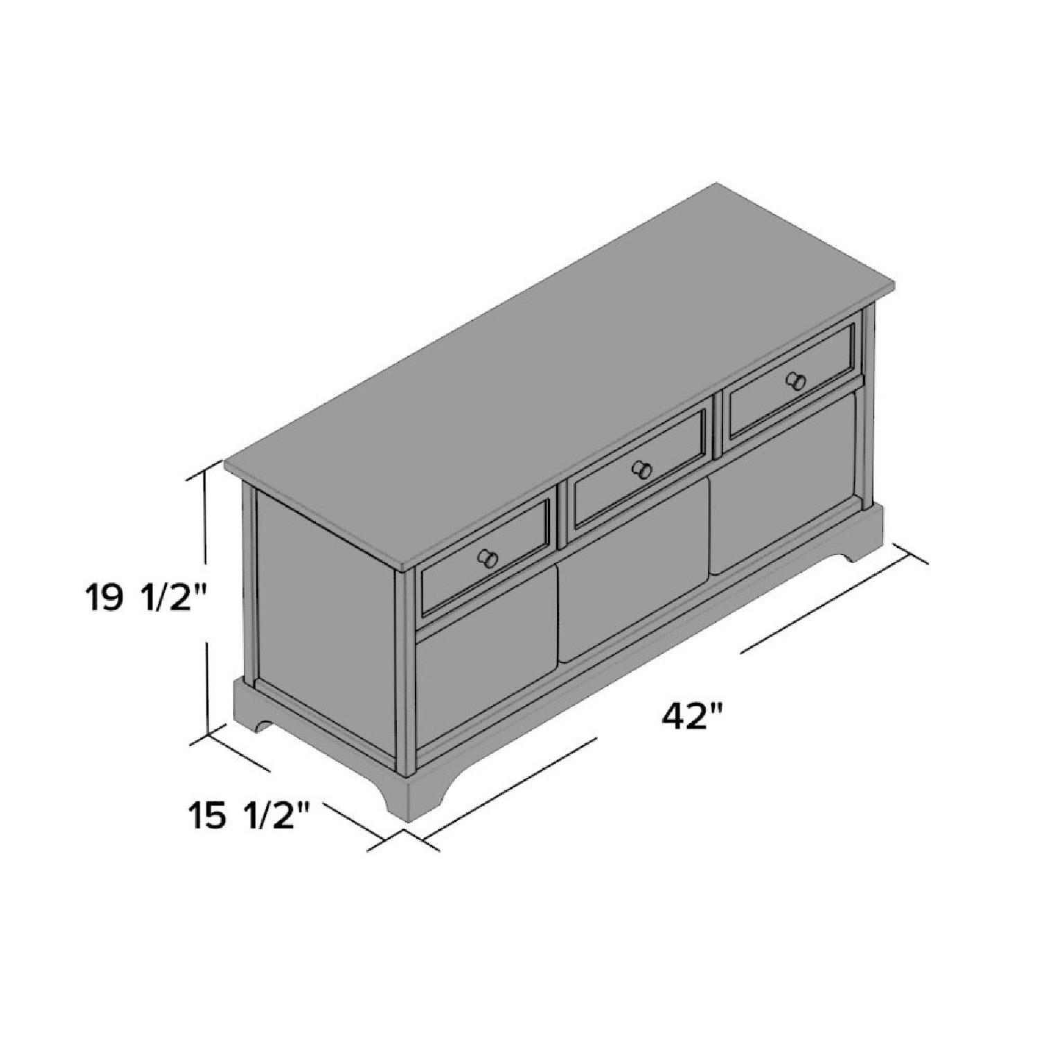 Beachcrest Home Wood Storage Bench - image-1