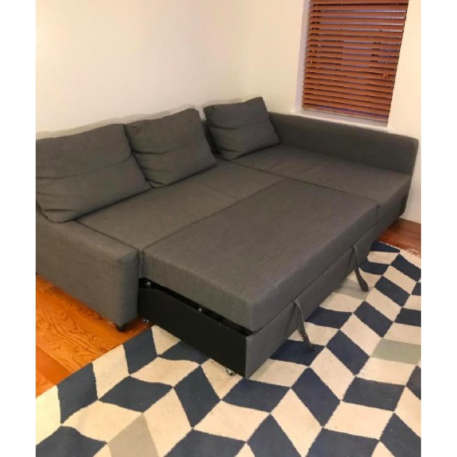 Ikea Friheten 3 Seat Sleeper Sectional Sofa w/ Storage - image-3
