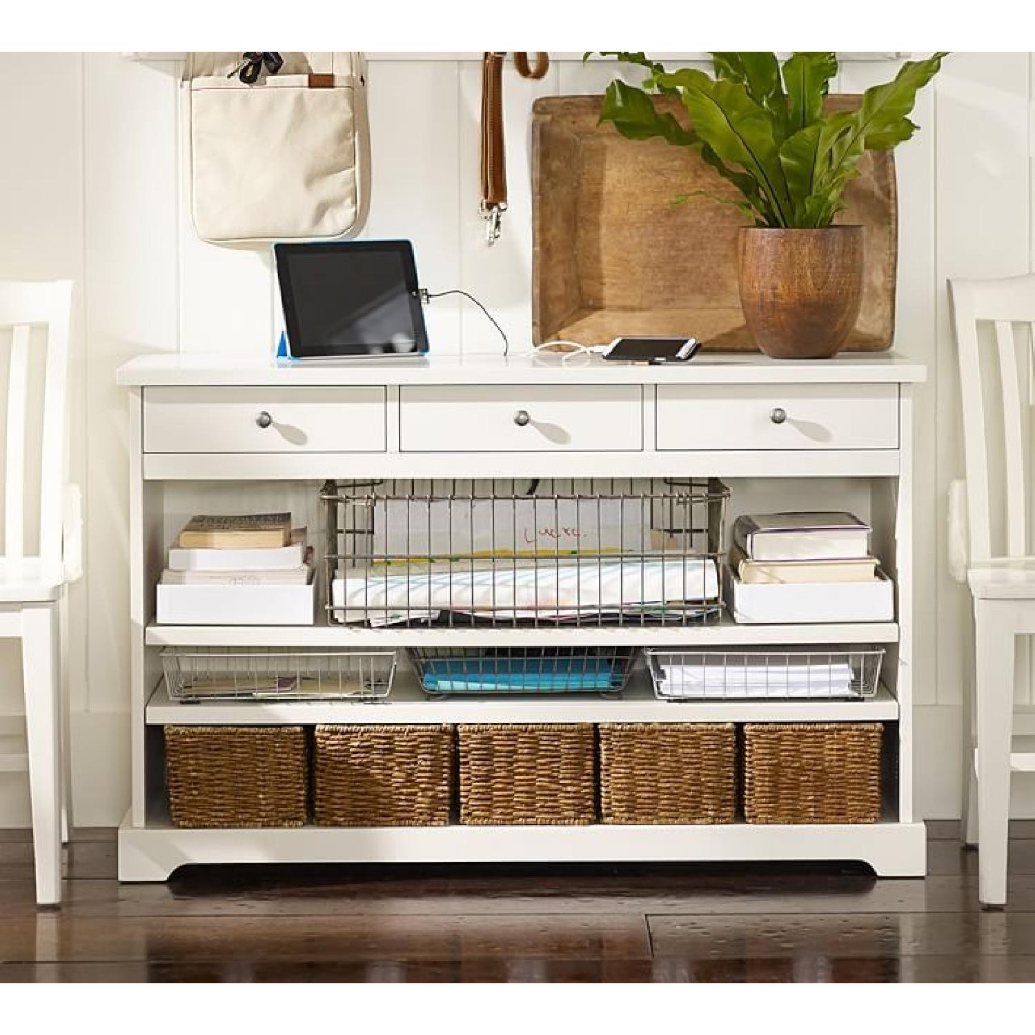 Pottery Barn Samantha Smart Technology Console Table AptDeco