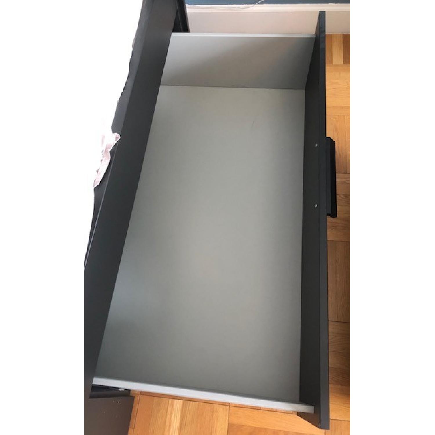 Ikea Brimnes King Storage Bed Frame w/ Storage Headboard - image-4