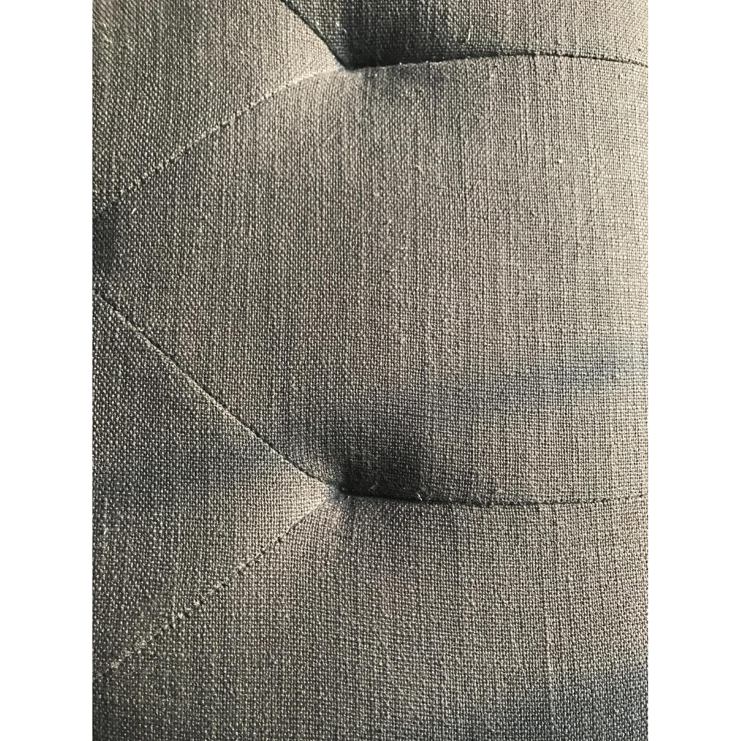 Modern Grey Tufted Sofa + Lounge Chair - image-4