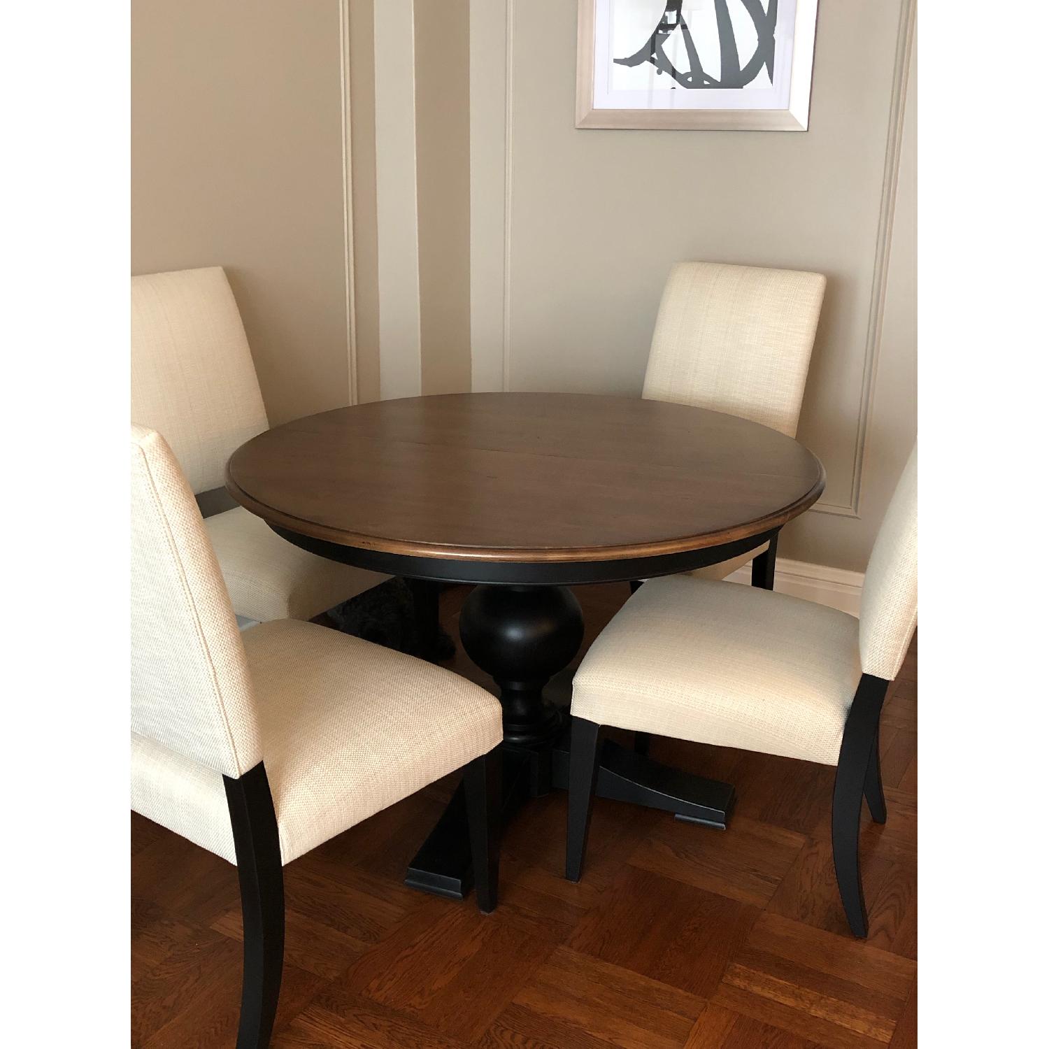 Ethan Allen Expandable Dining Table w/ 4 Chairs - image-2