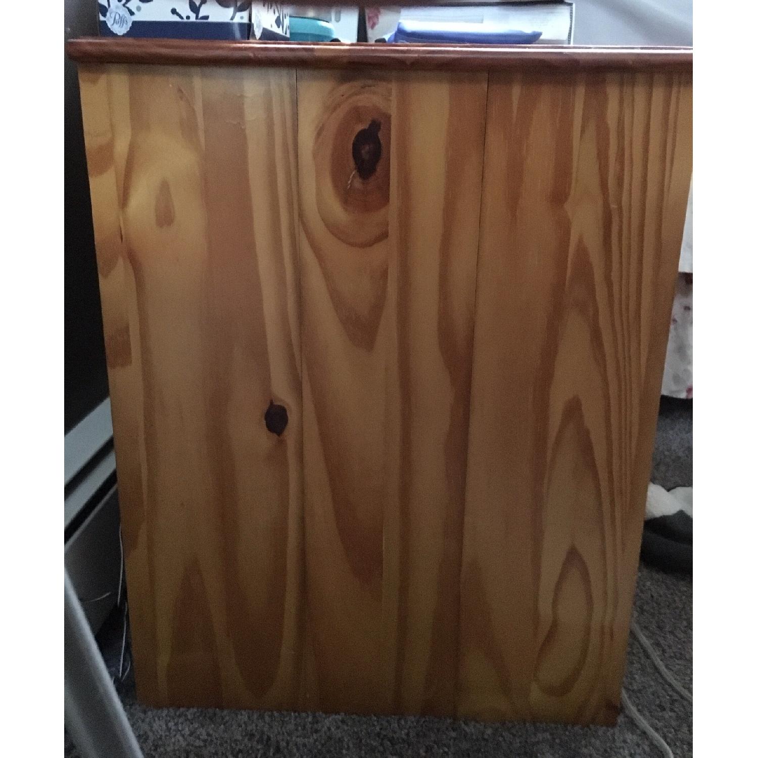 Gothic Cabinet Craft Beveled Edge Solid Pine Nightstands - image-3