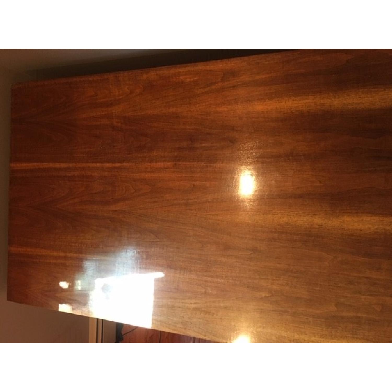 Vintage Solid Oak 6-Drawer Principal's Desk - image-10