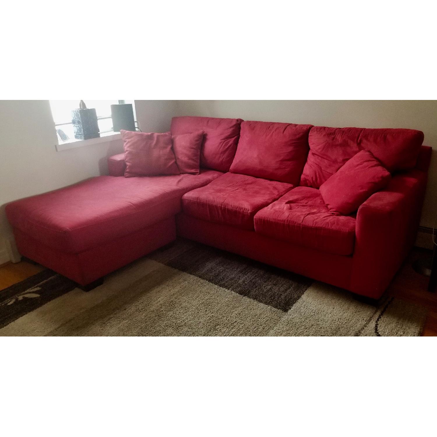 Macy's Bacall Queen Sleeper Sectional Sofa - image-2