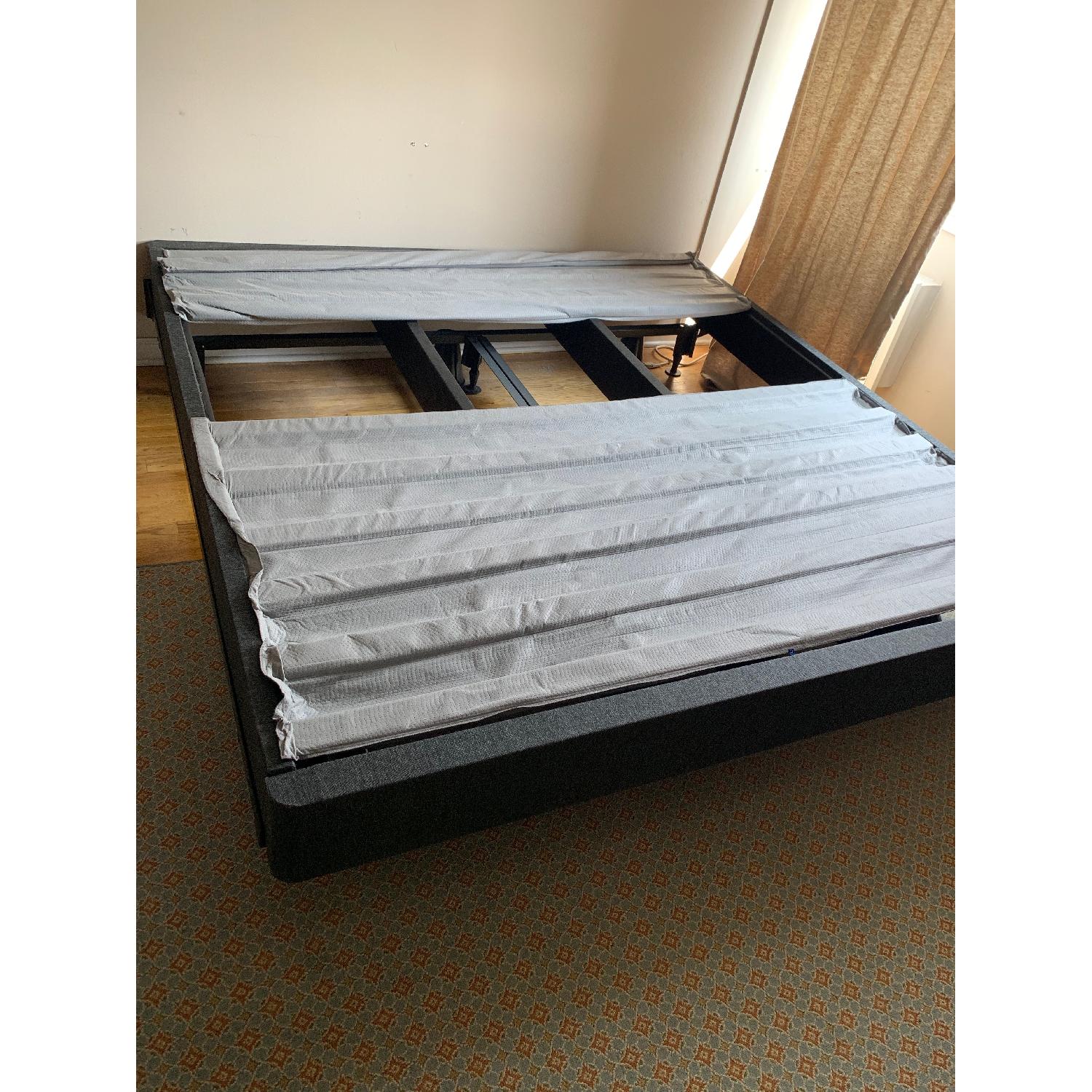 Casper King Size Metal Bed Frame - image-1