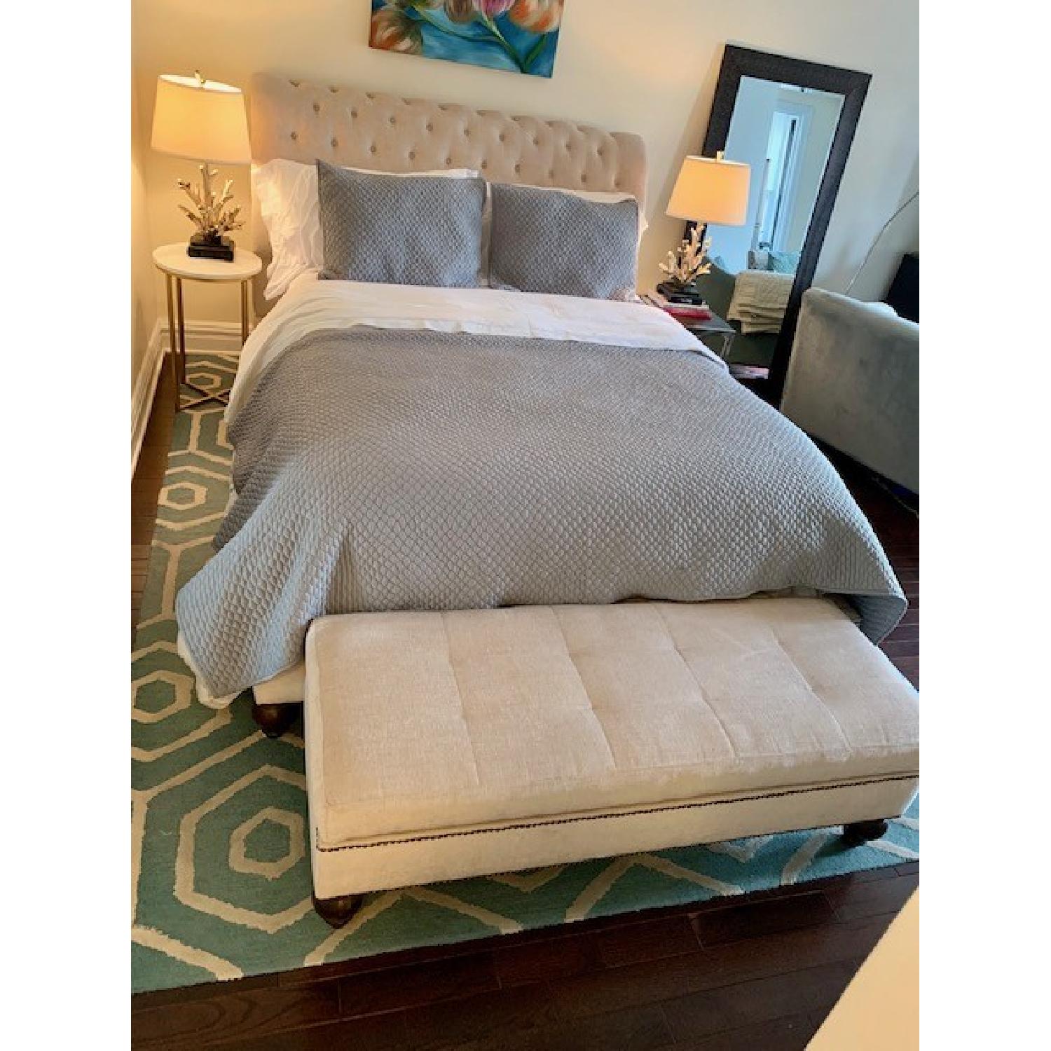 Macy's Victoria Upholstered Queen Bed - image-2