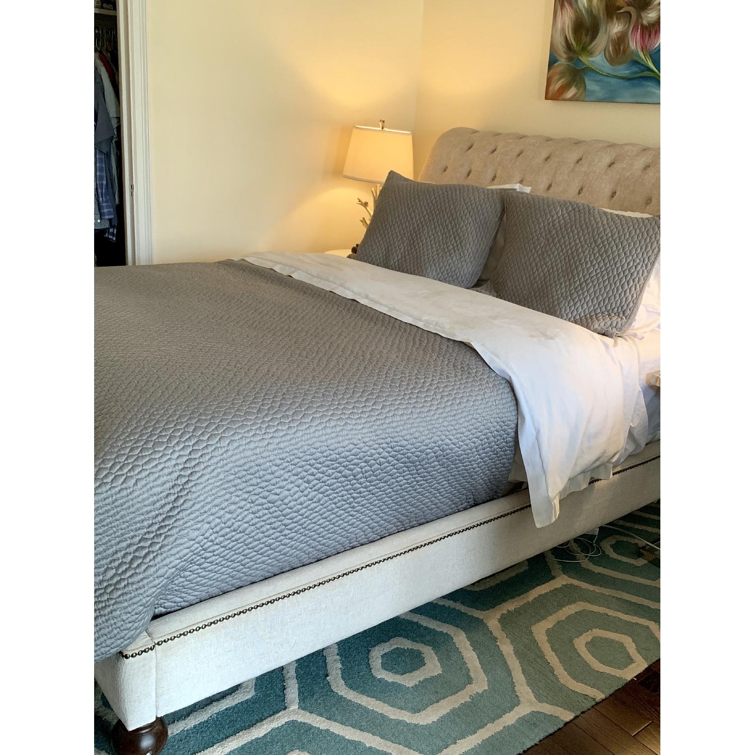 Macy's Victoria Upholstered Queen Bed - image-4