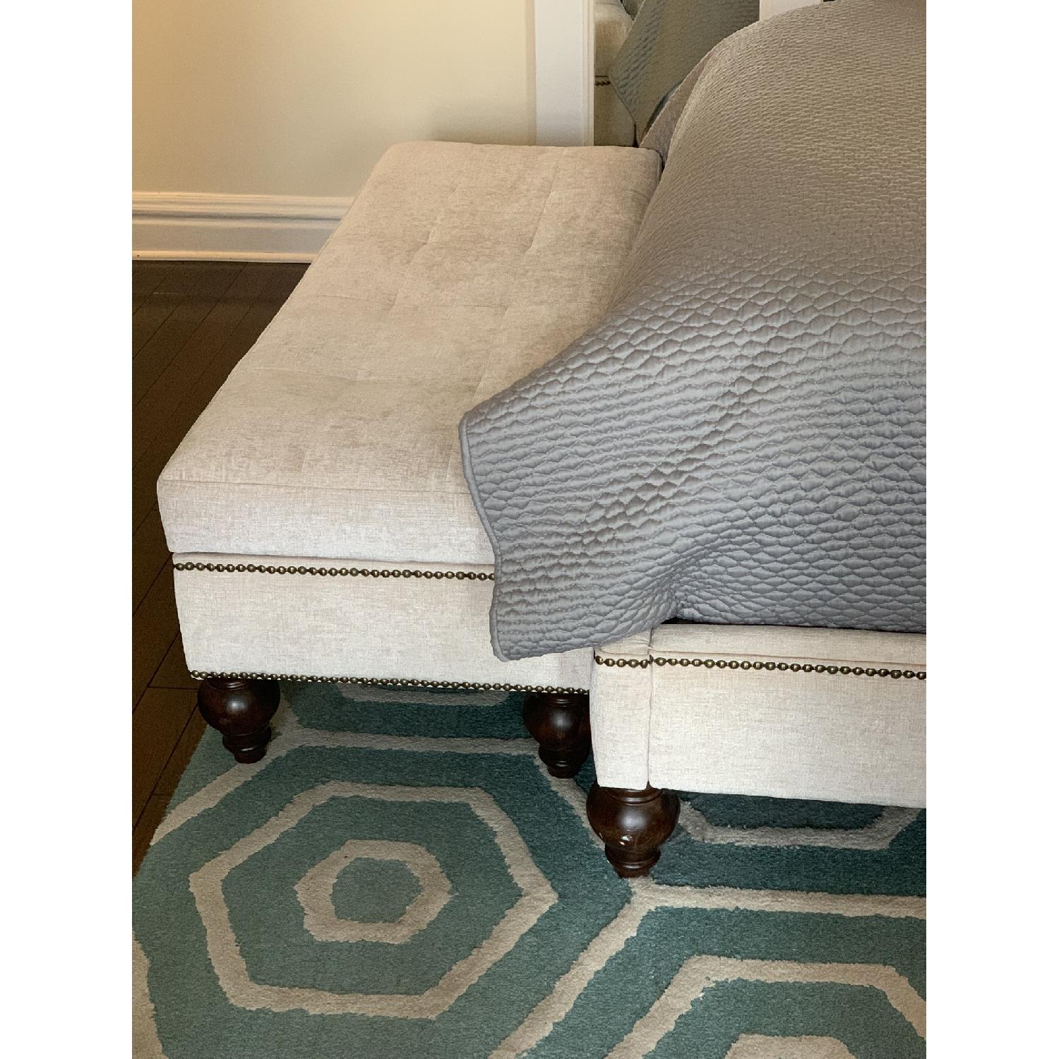 Macy's Victoria Upholstered Queen Bed - image-5