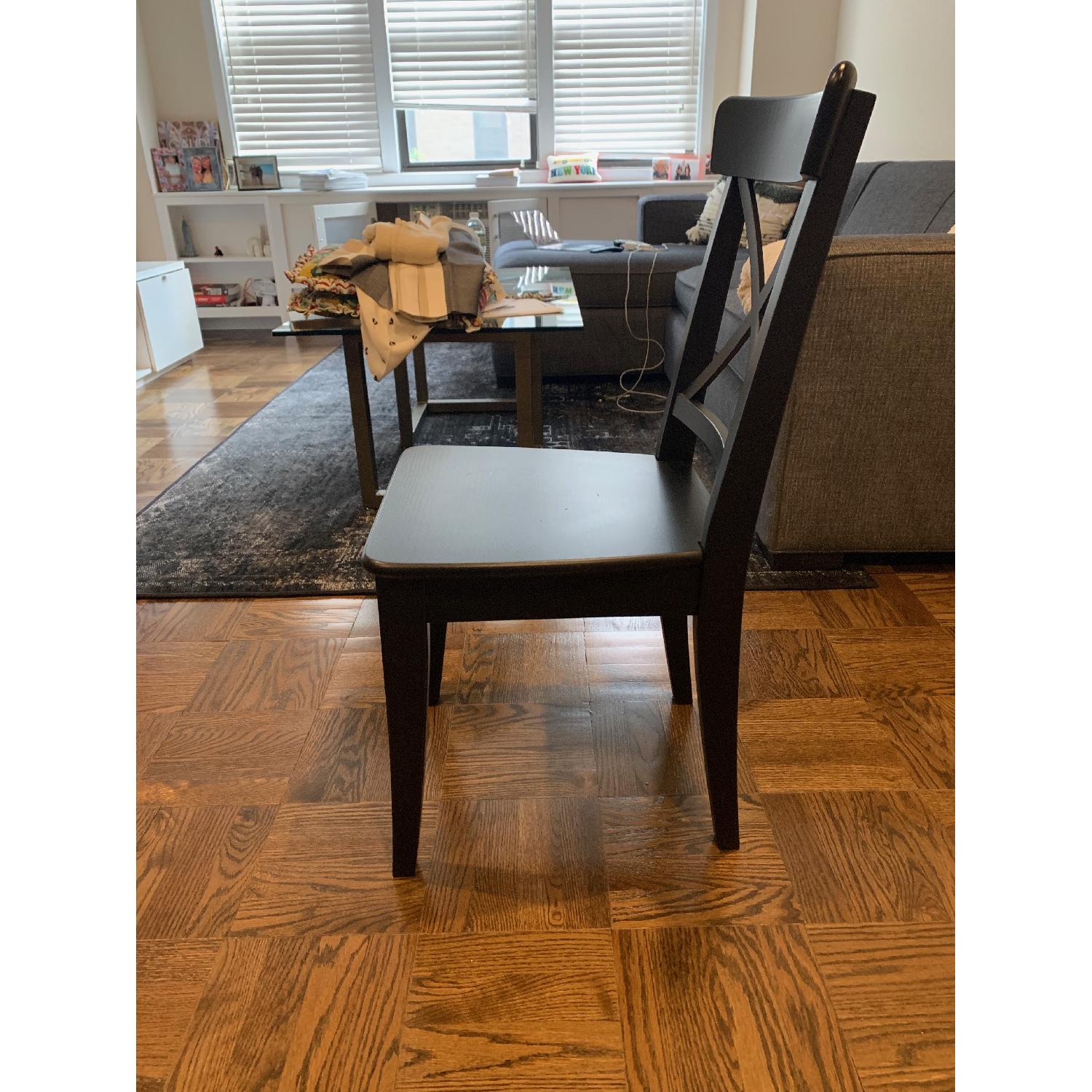 Ikea Ingolf Black Dining Chairs - image-3