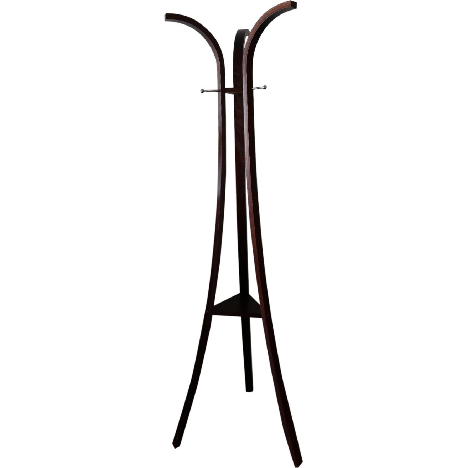 Modern Wooden Coat Rack AptDeco