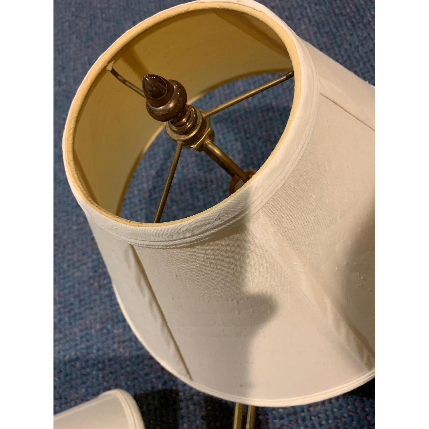 Brass Swing Arm Wall Lamps - image-1