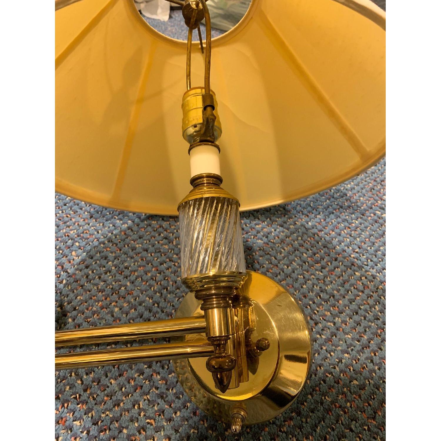 Brass Swing Arm Wall Lamps - image-5