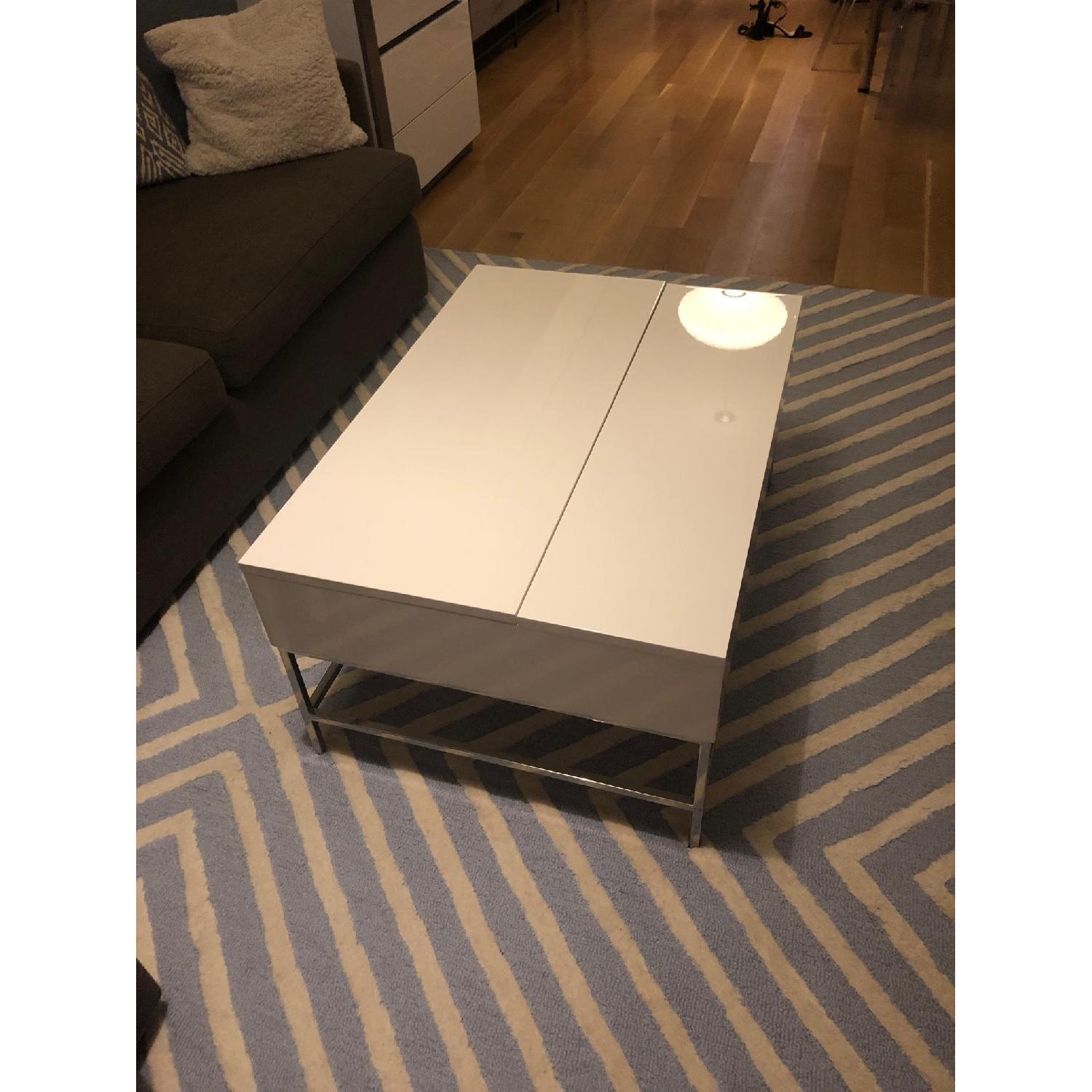 West Elm Storage Coffee Table AptDeco