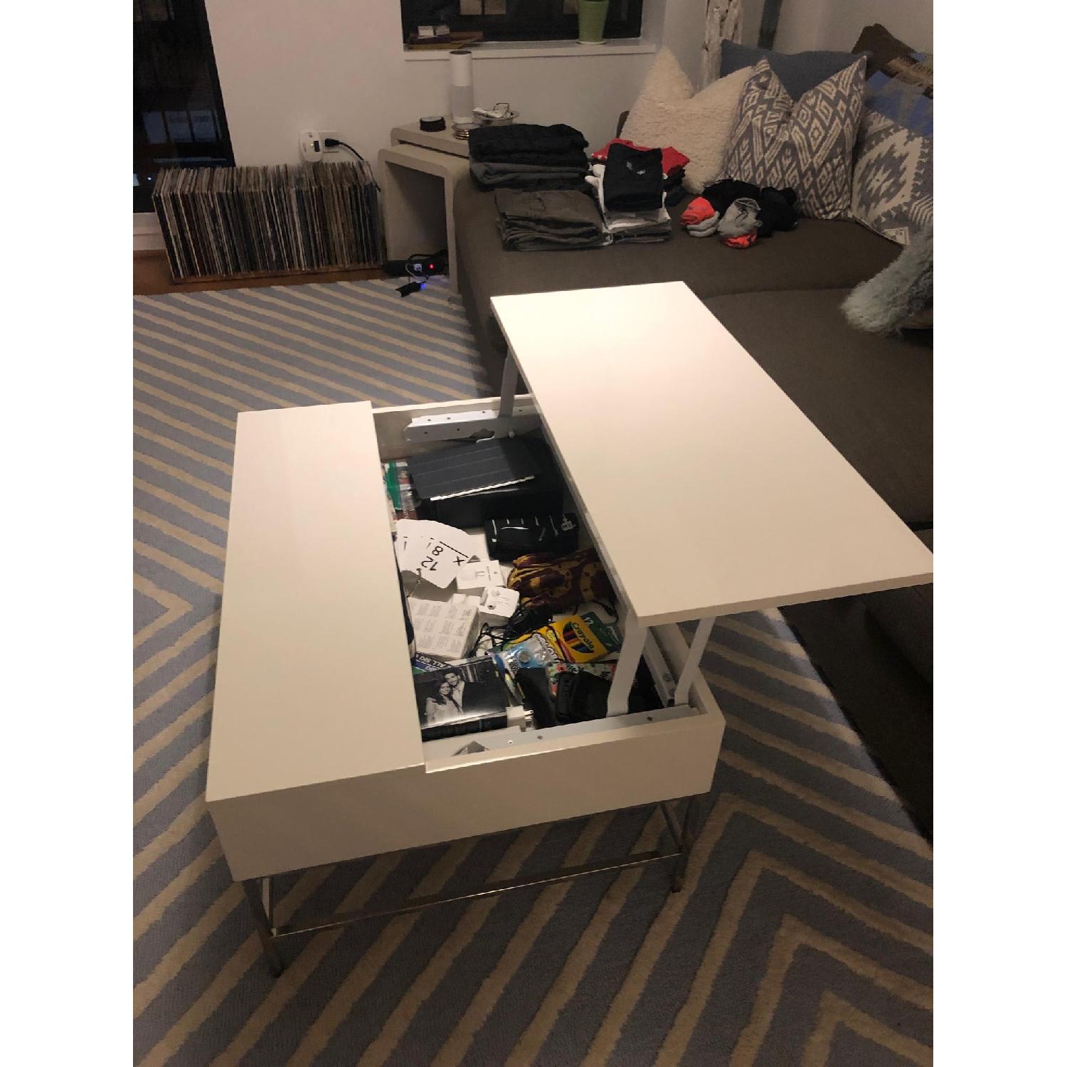 West Elm Storage Coffee Table AptDeco