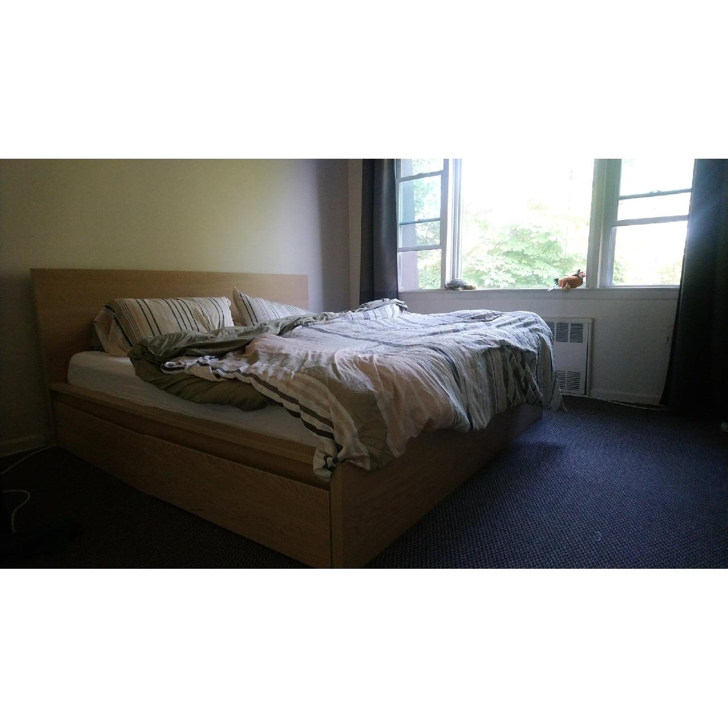 Ikea Malm King Size Storage Bed AptDeco